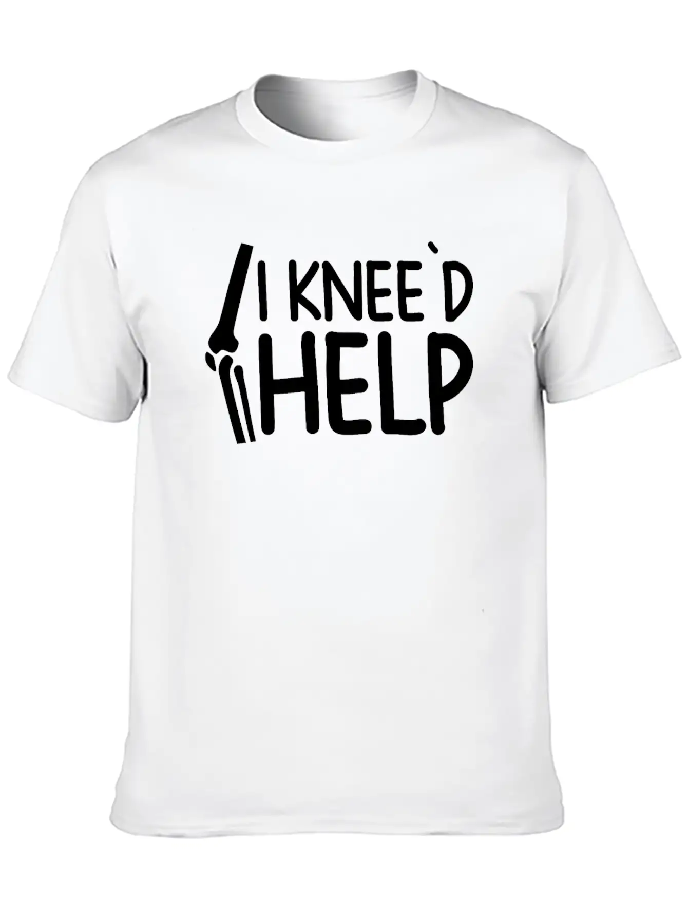 I Knee'd Help Surgery Knee Replacement Recovery Stylish Everyday T-Shirt – Unisex Basic Cotton Tee