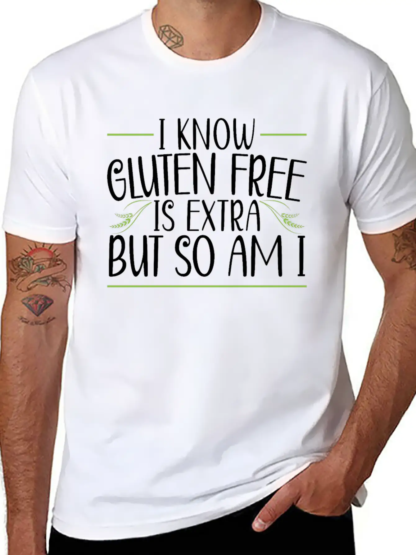I Know Gluten Free Is Extra But So Am I Unisex Casual T-Shirt – Clean Design For Daily Comfort