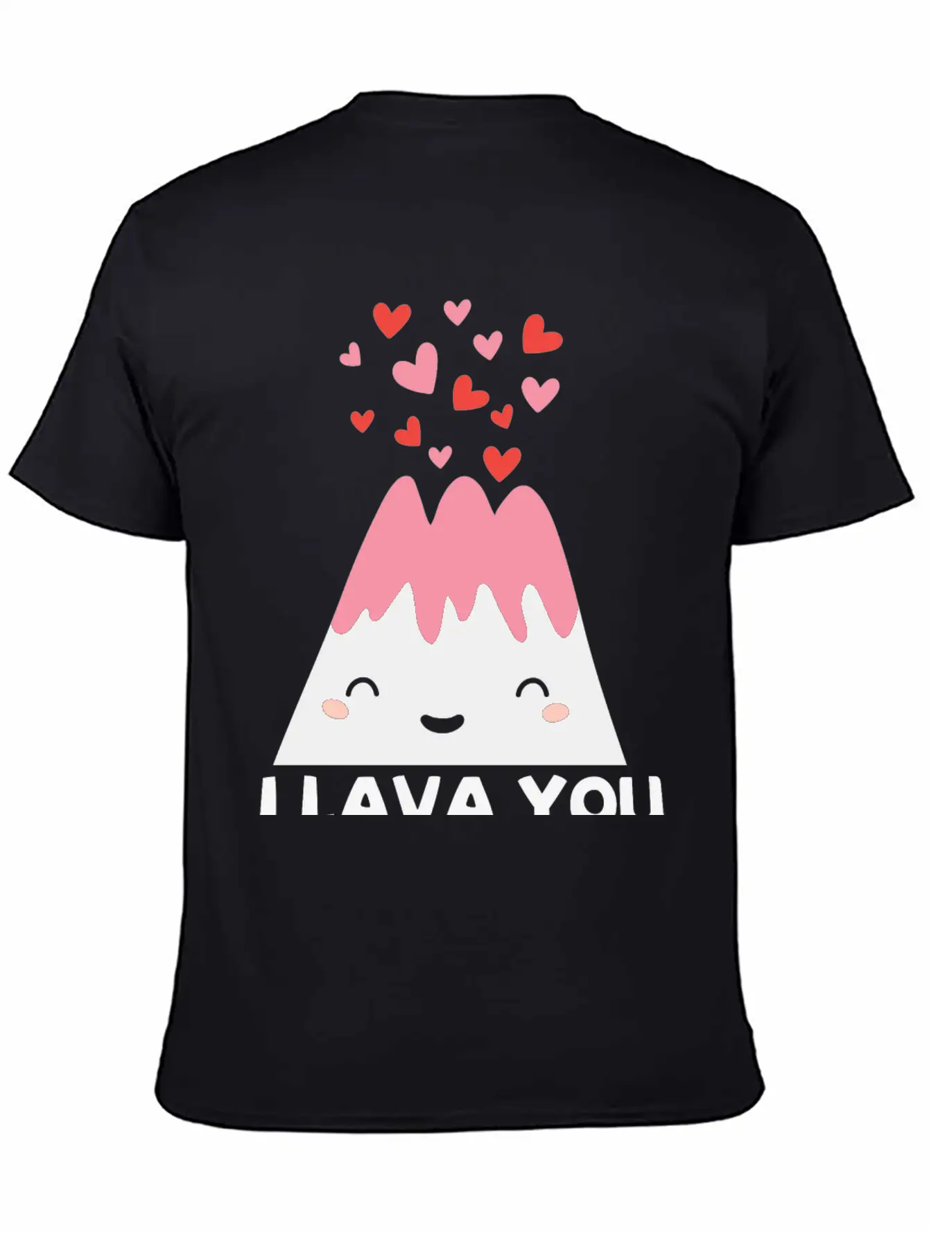 I Lava You Funny Valentine's Quote Pun Volcano Timeless Short Sleeve Tee – Comfy And Minimalist Design