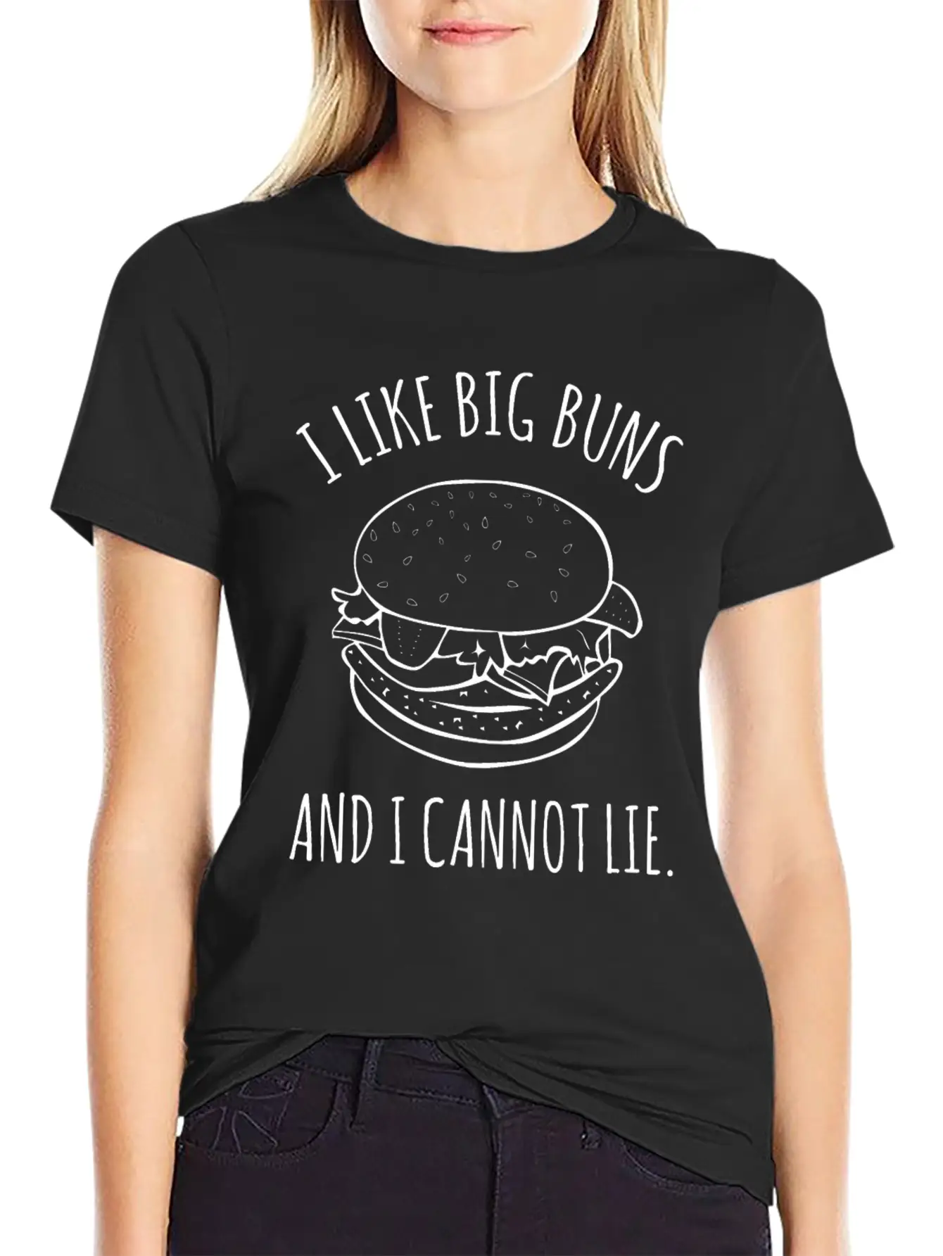 I Like Big Buns And I Cannot Lie Burger Comfortable Minimalist Graphic Tee – Summer Style Essential