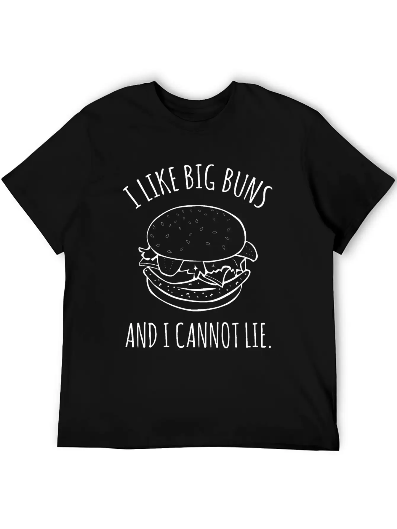 I Like Big Buns And I Cannot Lie Burger Comfortable Minimalist Graphic Tee – Summer Style Essential