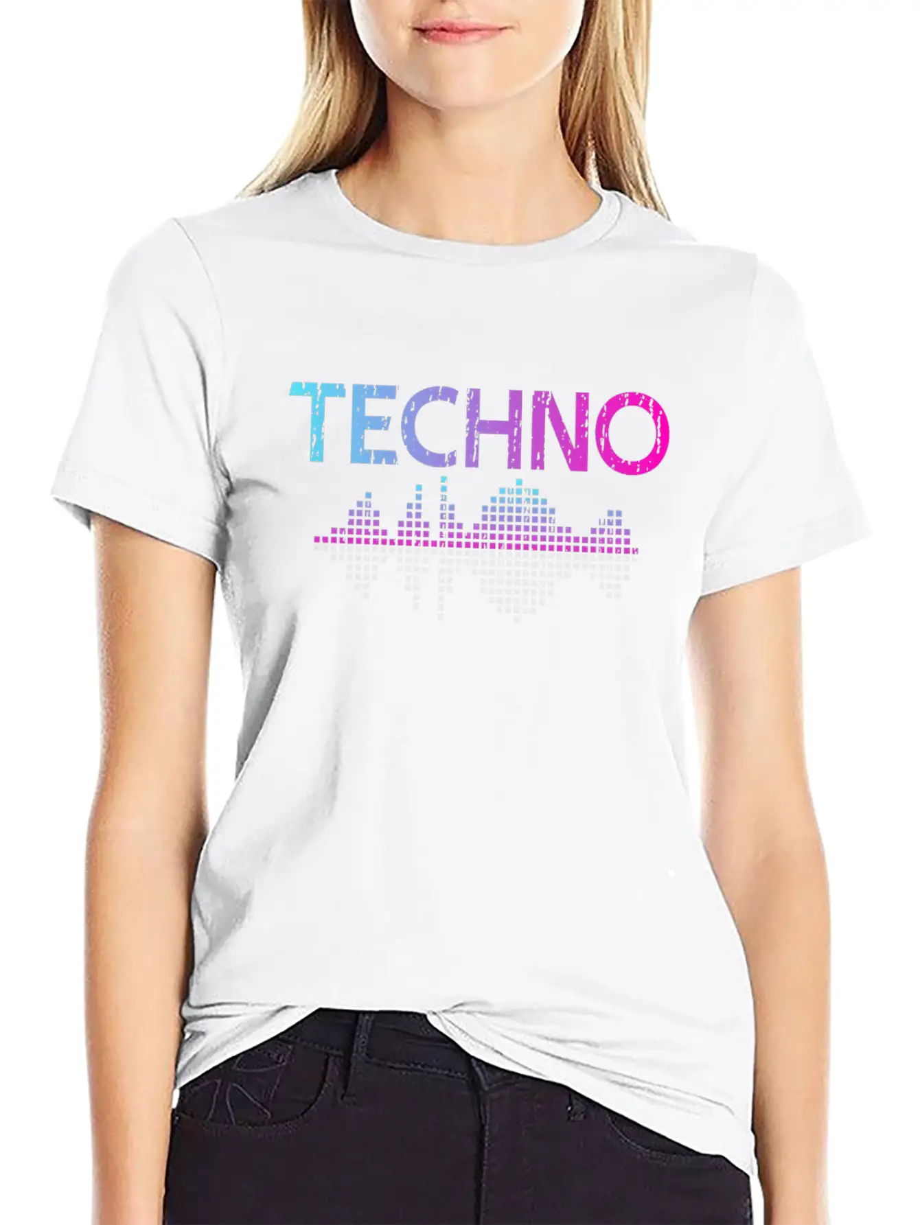 I Like Techno Music Musicals Basic Graphic T-Shirt – Daily Comfort In Soft Cotton