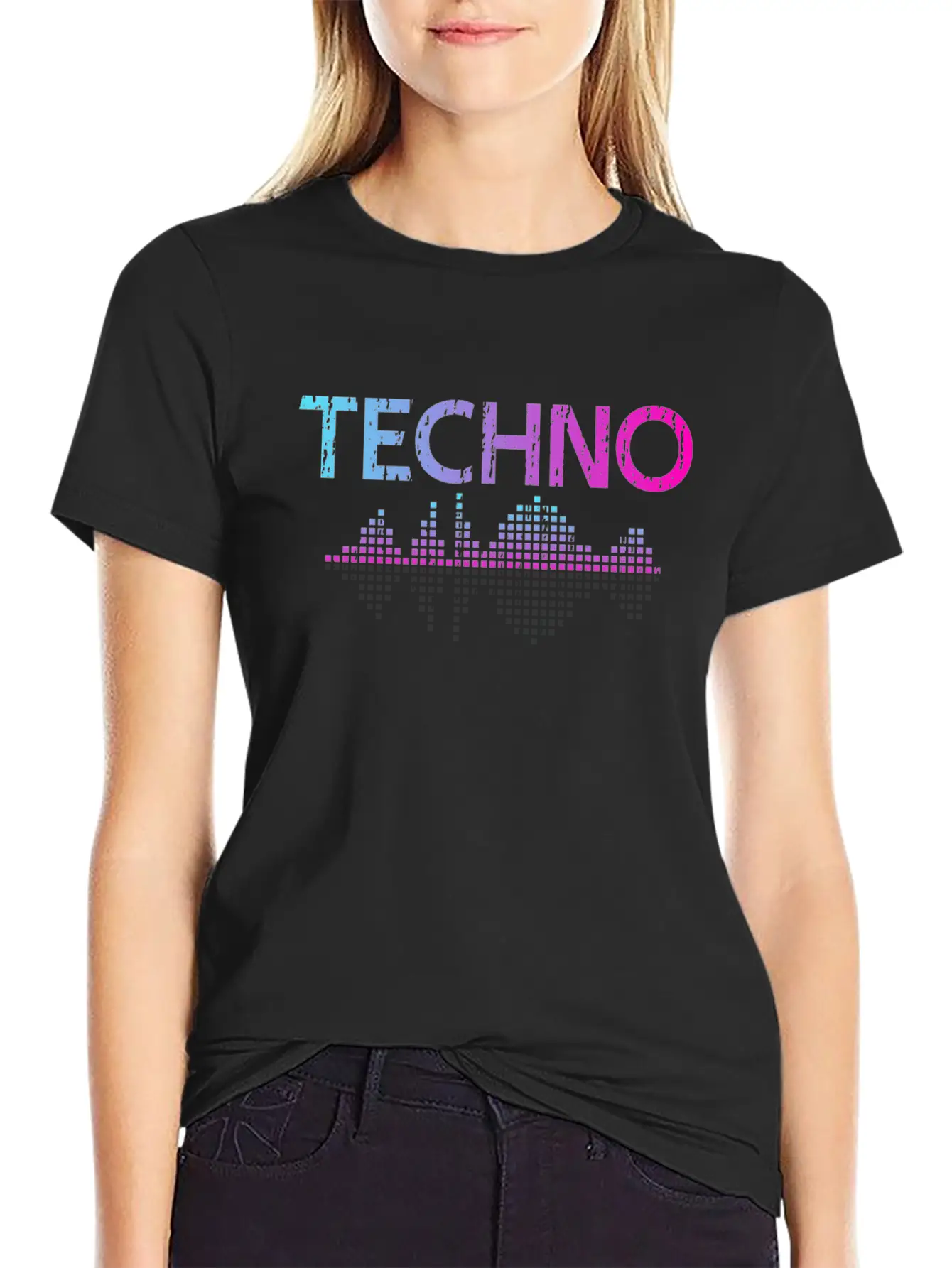 I Like Techno Music Musicals Basic Graphic T-Shirt – Daily Comfort In Soft Cotton