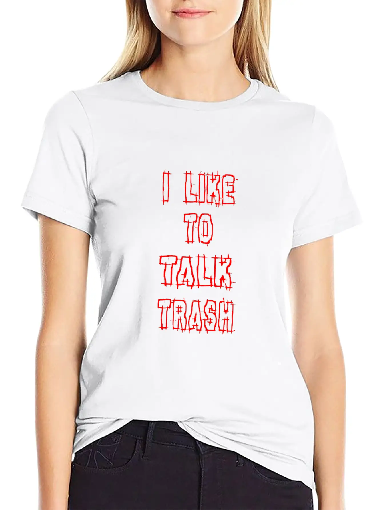 I Like To Talk Trash 2 Unisex Short Sleeve Soft Cotton T-Shirt – Casual Everyday Wear