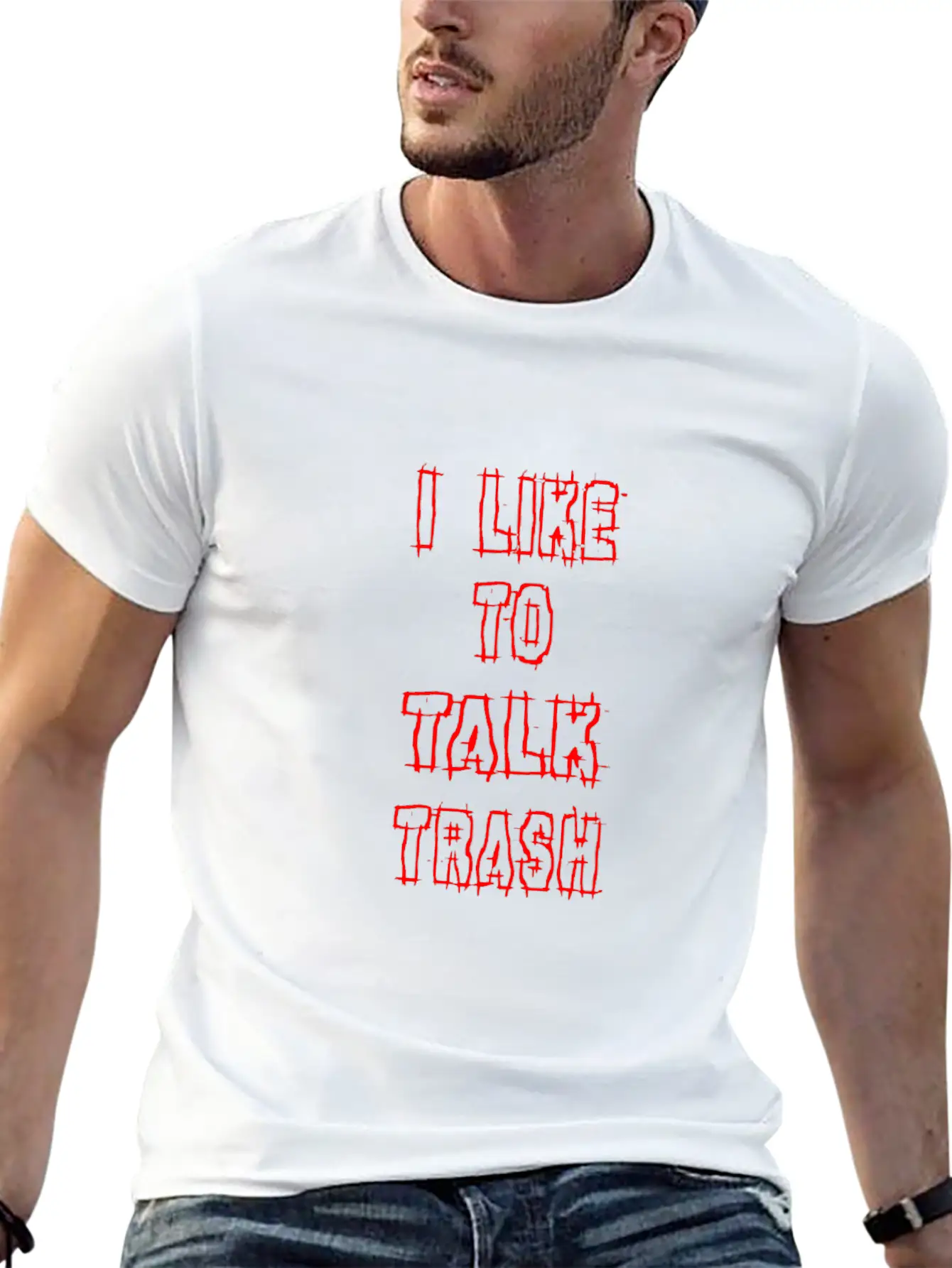 I Like To Talk Trash 2 Unisex Short Sleeve Soft Cotton T-Shirt – Casual Everyday Wear