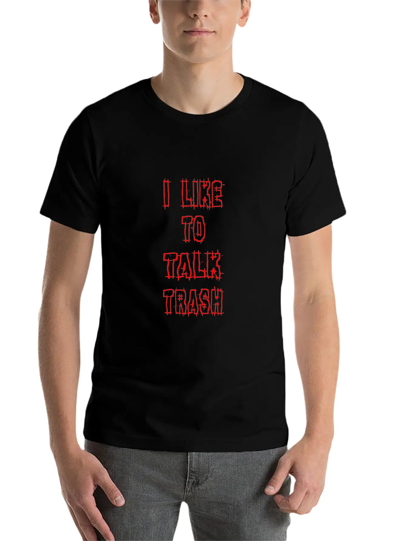 I Like To Talk Trash 2 Unisex Short Sleeve Soft Cotton T-Shirt – Casual Everyday Wear