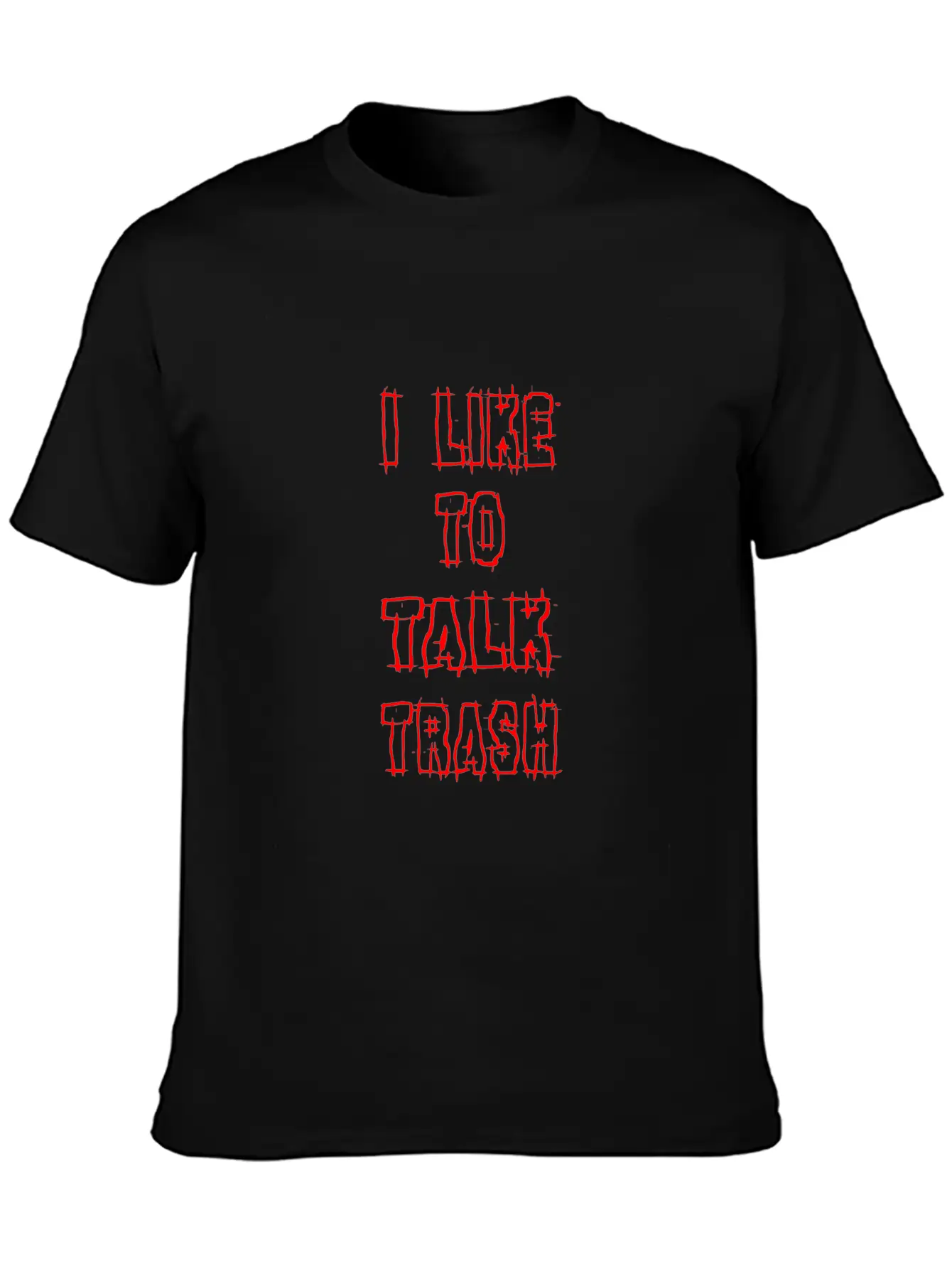 I Like To Talk Trash 2 Unisex Short Sleeve Soft Cotton T-Shirt – Casual Everyday Wear