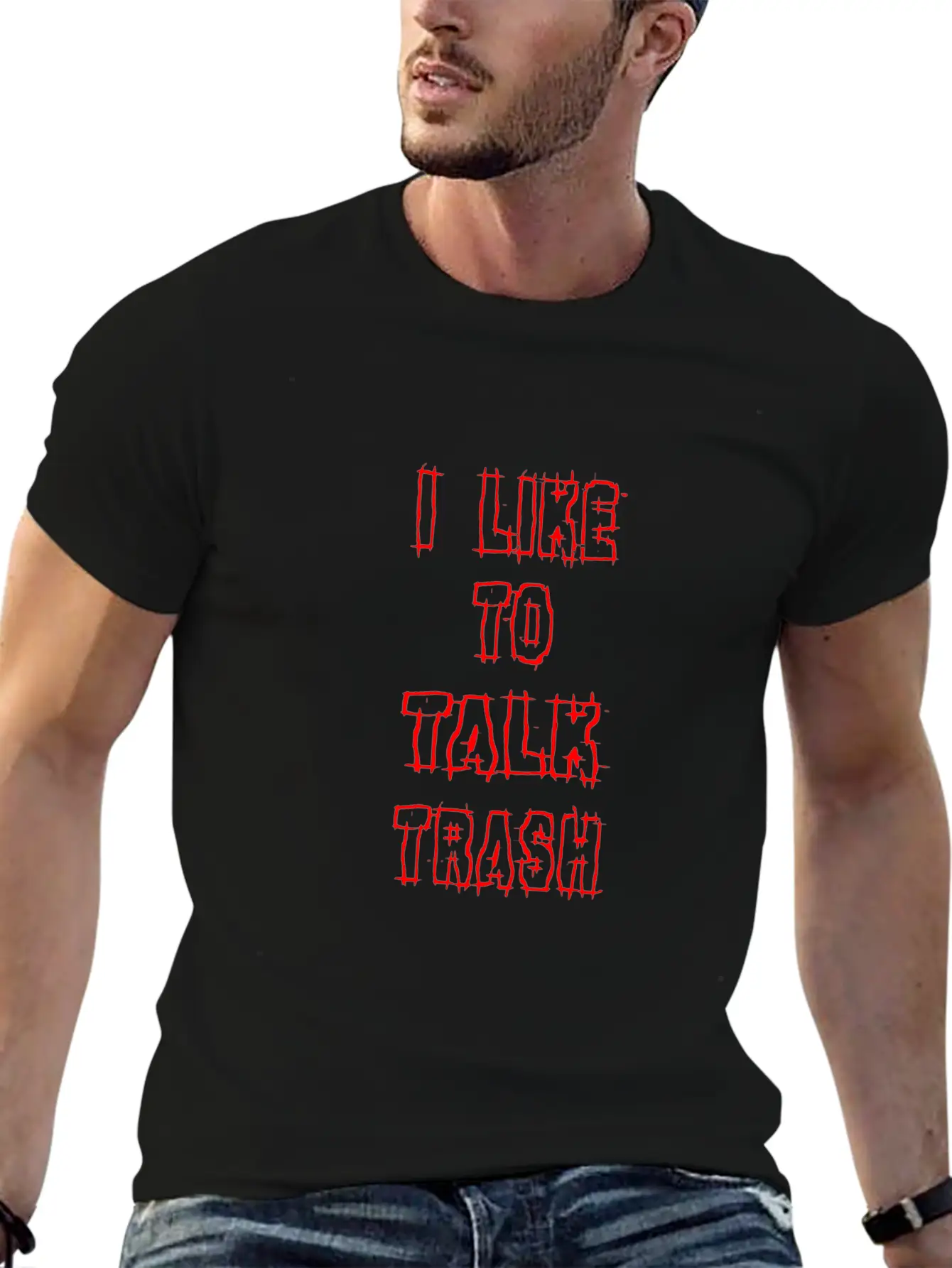 I Like To Talk Trash 2 Unisex Short Sleeve Soft Cotton T-Shirt – Casual Everyday Wear