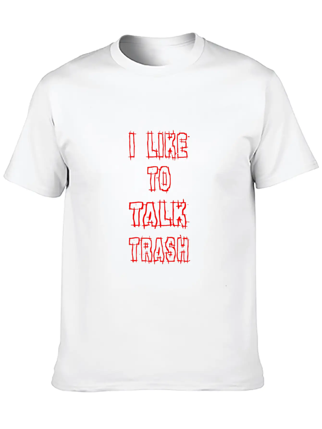 I Like To Talk Trash 2 Unisex Short Sleeve Soft Cotton T-Shirt – Casual Everyday Wear