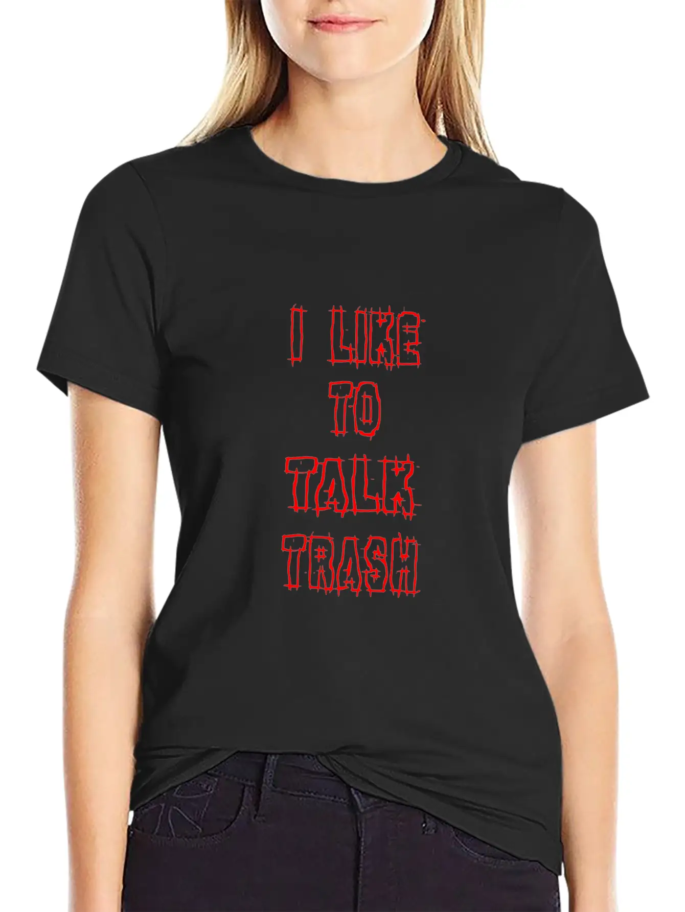 I Like To Talk Trash 2 Unisex Short Sleeve Soft Cotton T-Shirt – Casual Everyday Wear