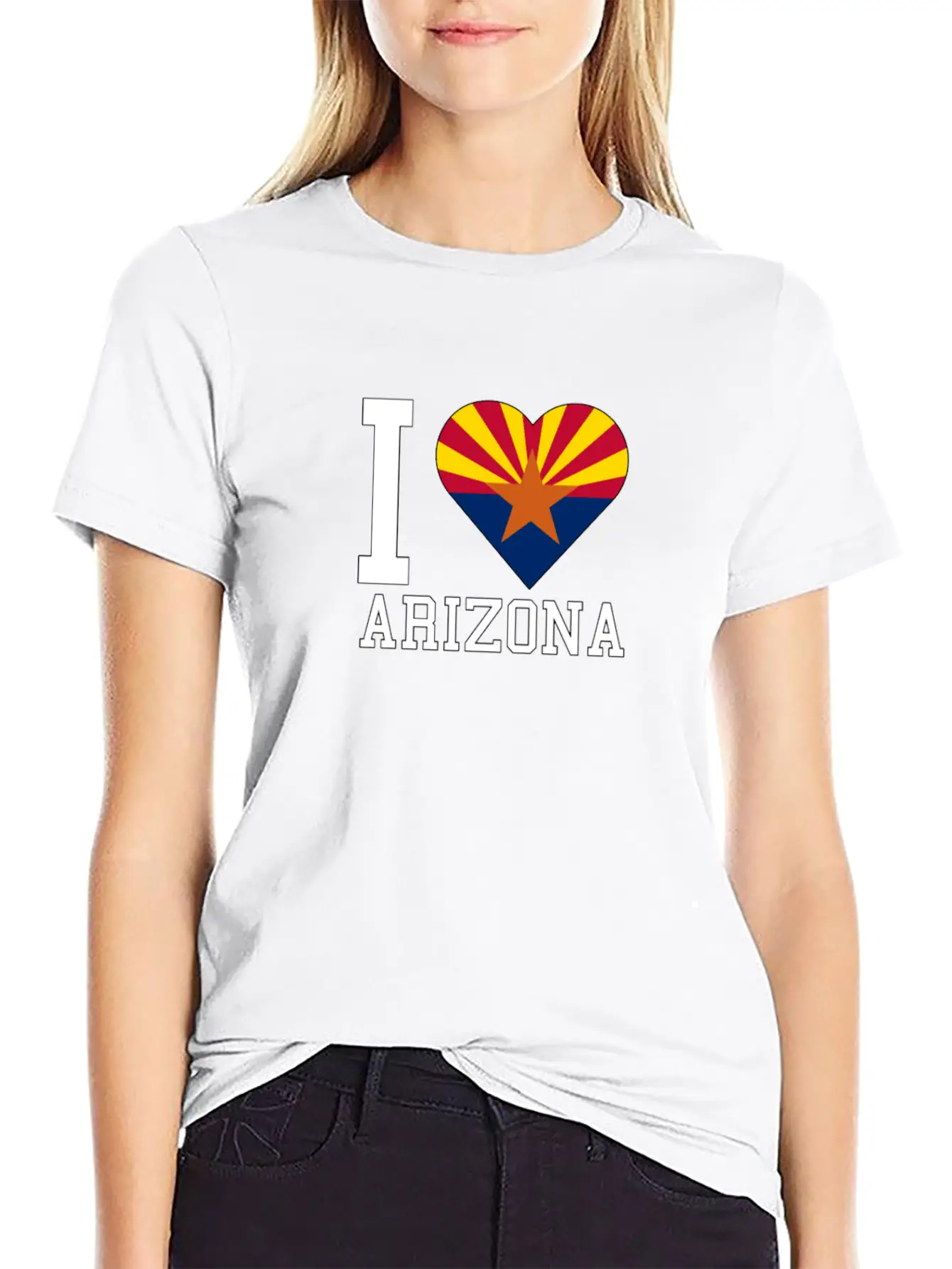 I Love Arizona - Arizona - Total Basics Stylish Everyday T-Shirt – Unisex Basic Cotton Tee