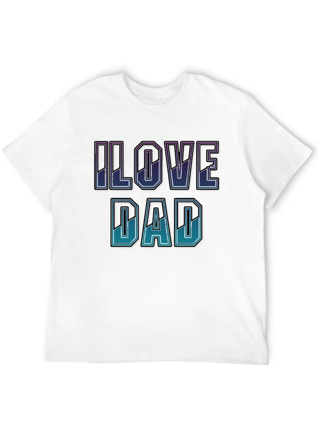 I Love Dad Timeless Short Sleeve Tee – Comfy And Minimalist Design