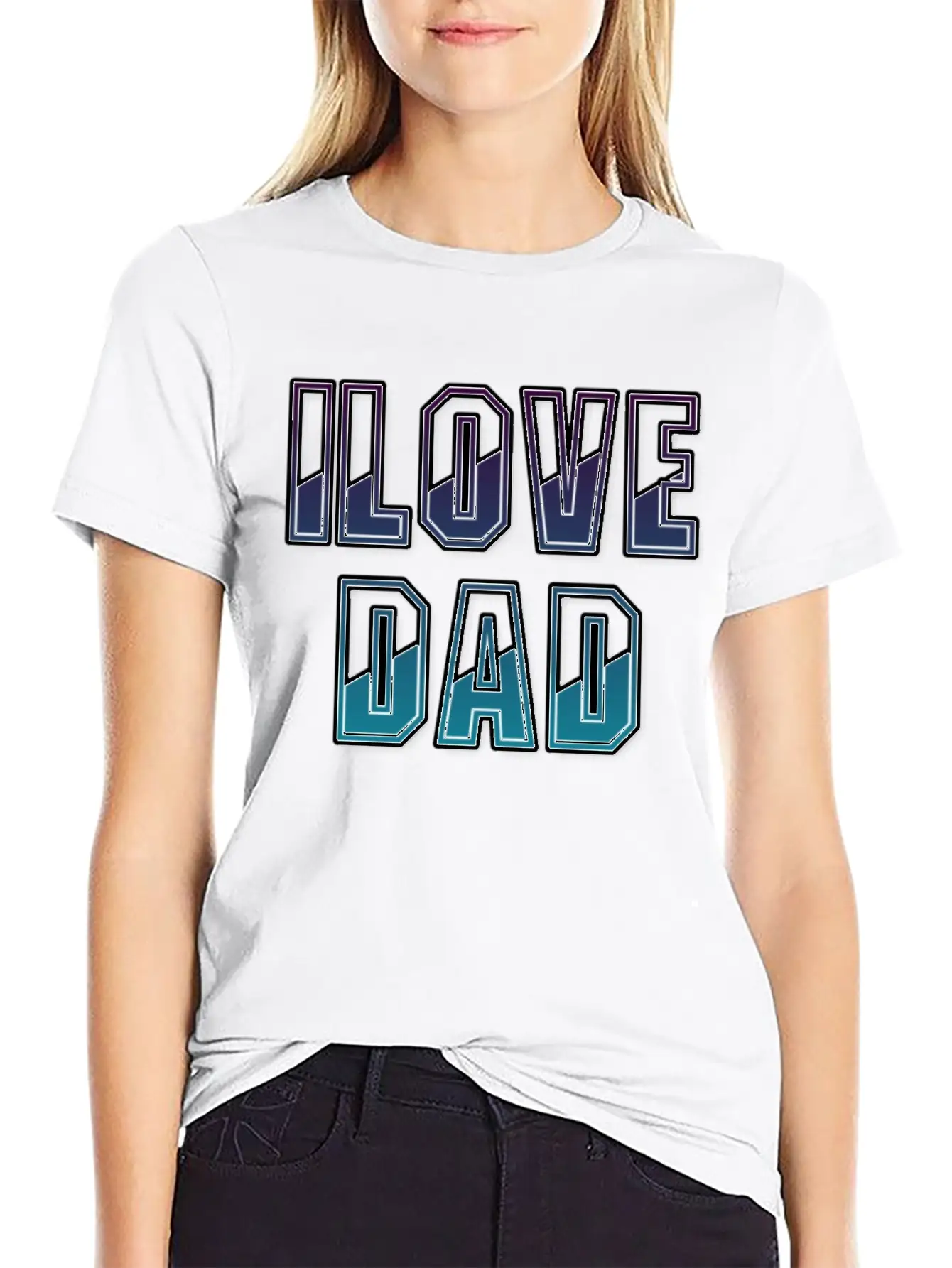I Love Dad Timeless Short Sleeve Tee – Comfy And Minimalist Design