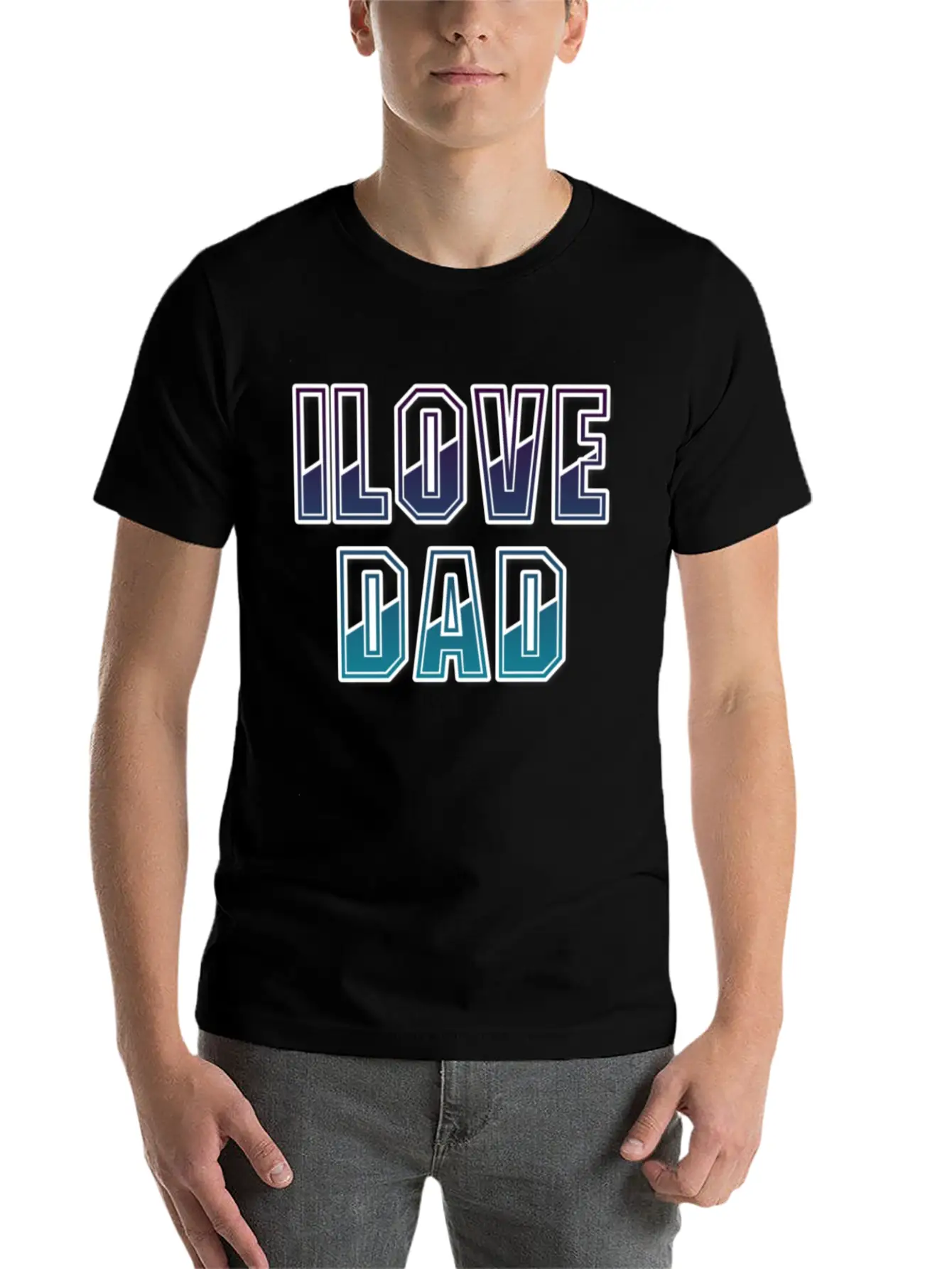 I Love Dad Timeless Short Sleeve Tee – Comfy And Minimalist Design