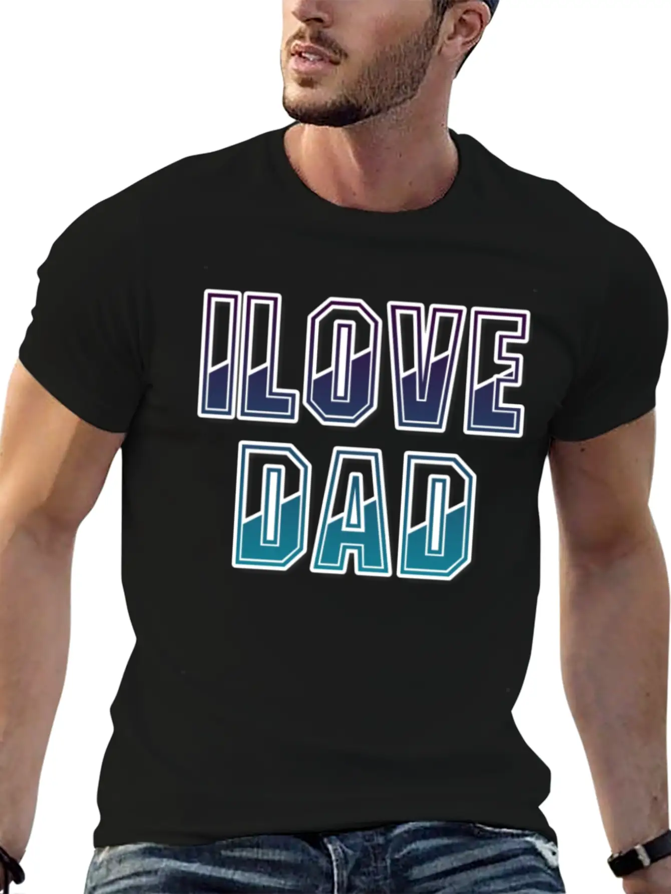 I Love Dad Timeless Short Sleeve Tee – Comfy And Minimalist Design