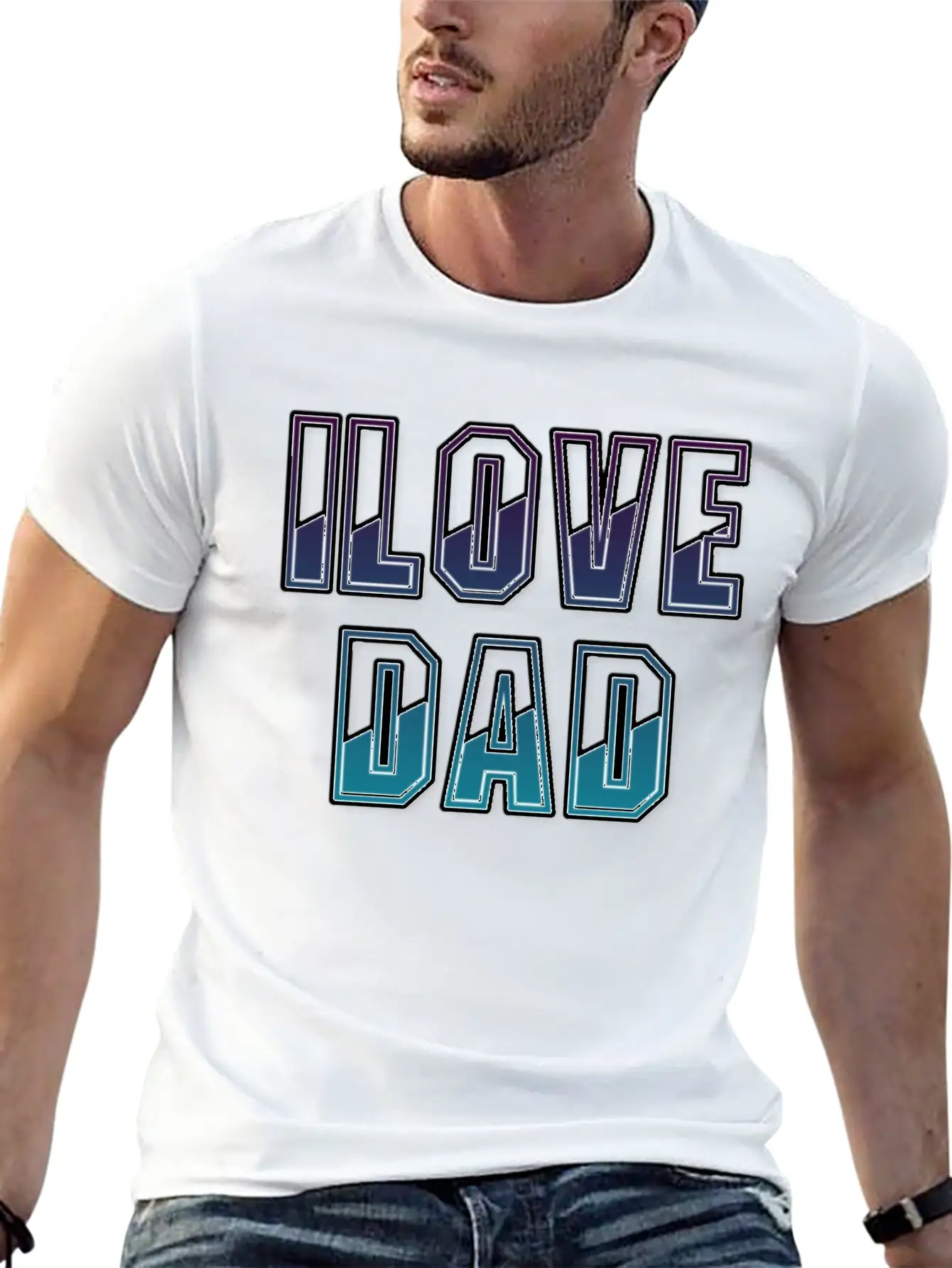I Love Dad Timeless Short Sleeve Tee – Comfy And Minimalist Design