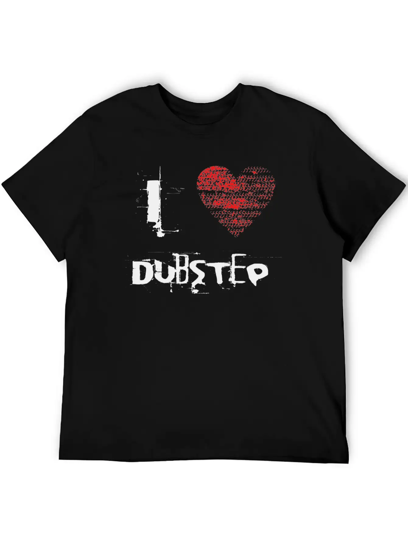 I Love Dubstep Techno Minimal Rave Basic Graphic T-Shirt – Daily Comfort In Soft Cotton
