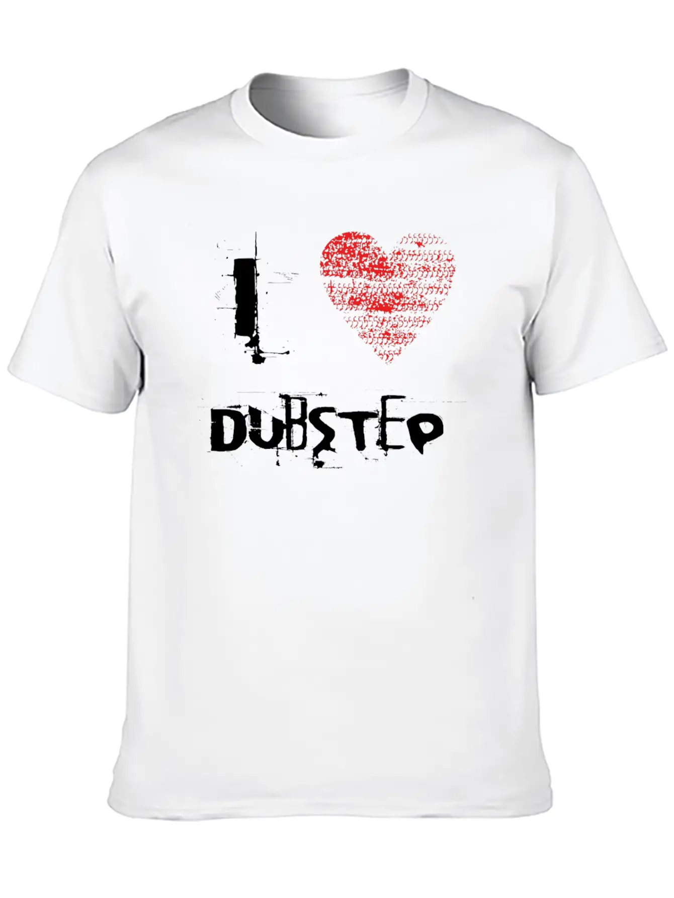 I Love Dubstep Techno Minimal Rave Basic Graphic T-Shirt – Daily Comfort In Soft Cotton