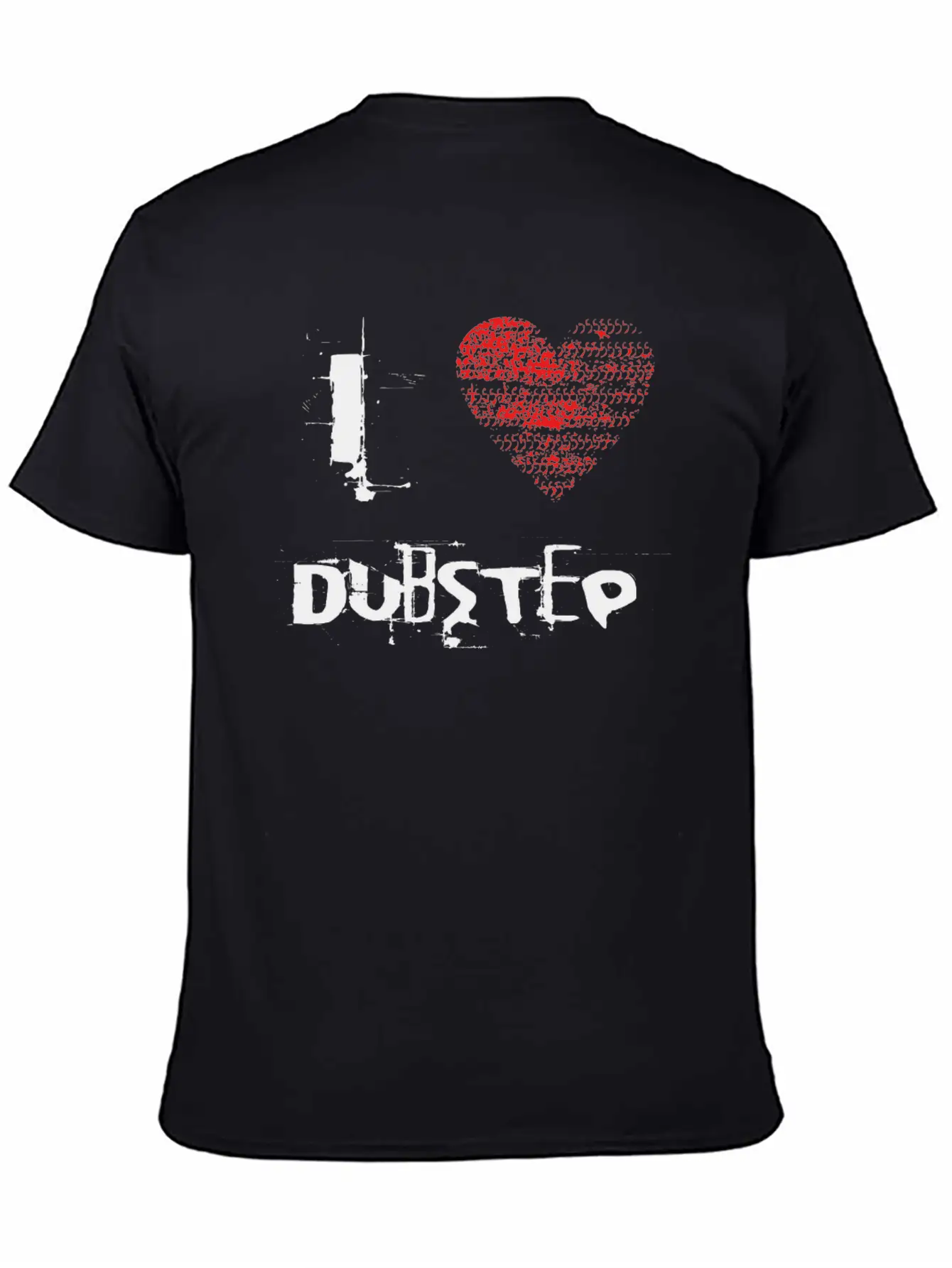 I Love Dubstep Techno Minimal Rave Basic Graphic T-Shirt – Daily Comfort In Soft Cotton