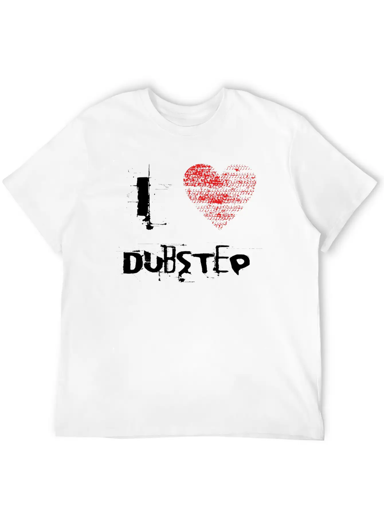 I Love Dubstep Techno Minimal Rave Basic Graphic T-Shirt – Daily Comfort In Soft Cotton