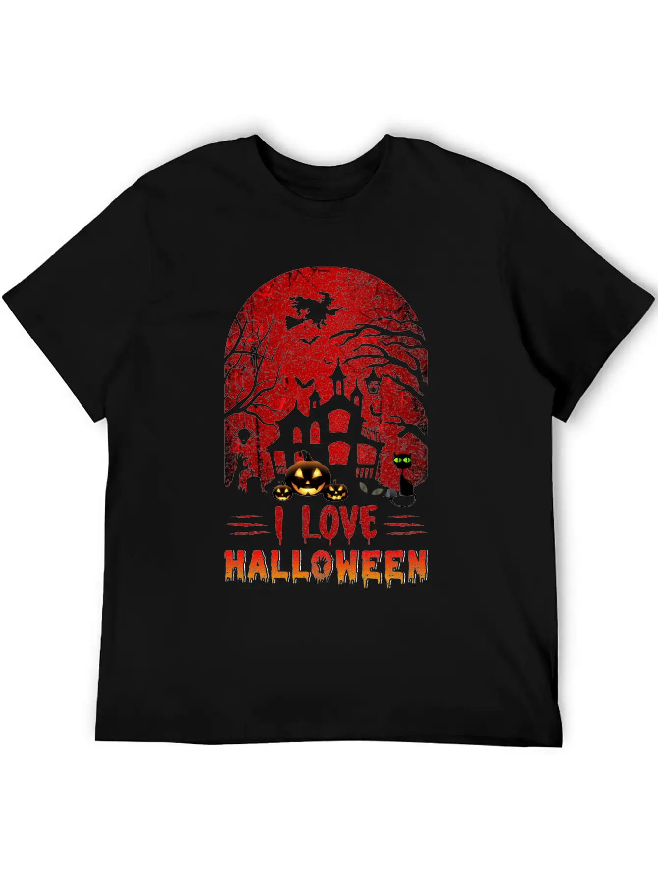 I Love Halloween Nightmare Funny T Shirt Timeless Short Sleeve Tee – Comfy And Minimalist Design