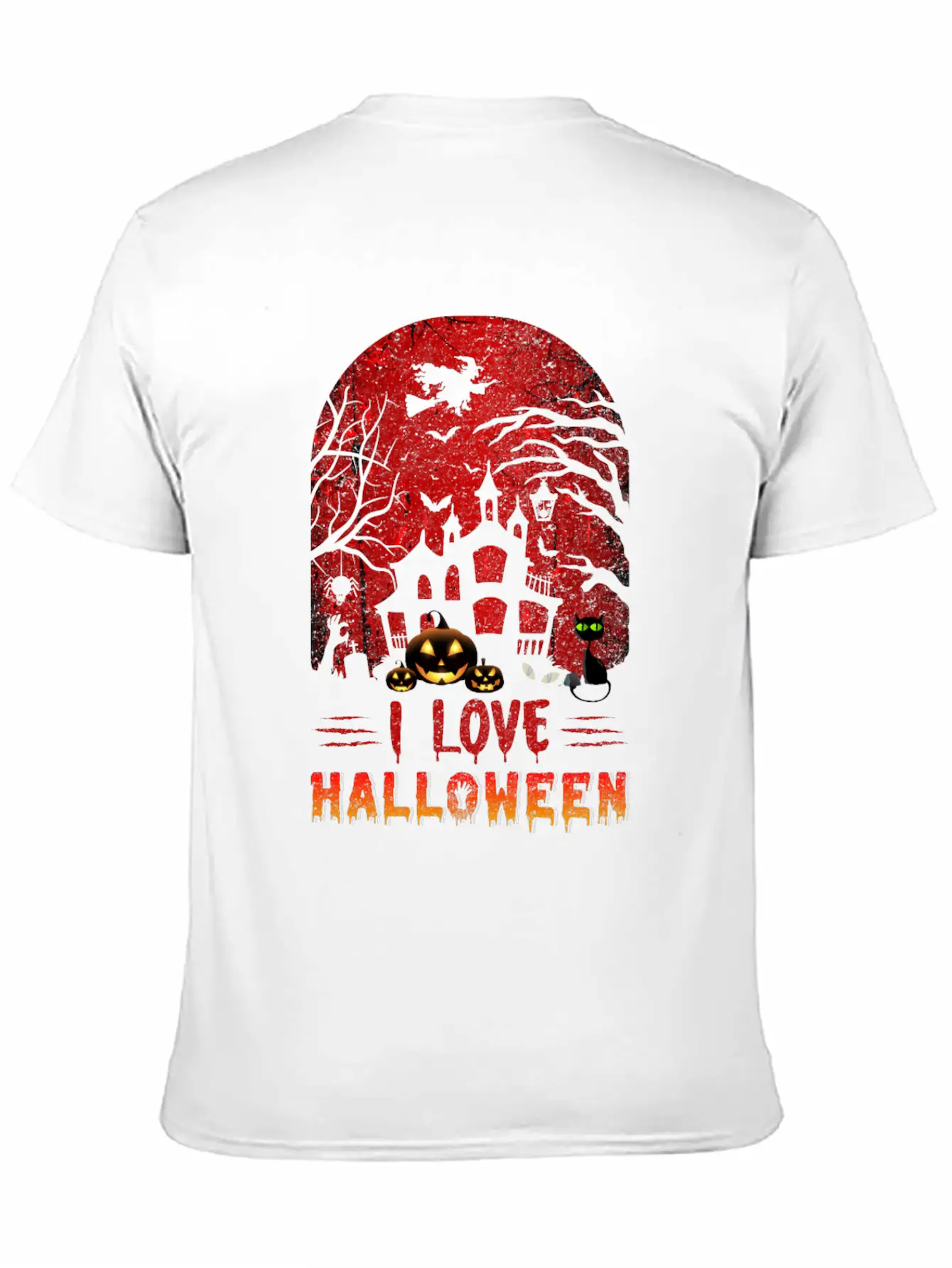 I Love Halloween Nightmare Funny T Shirt Timeless Short Sleeve Tee – Comfy And Minimalist Design
