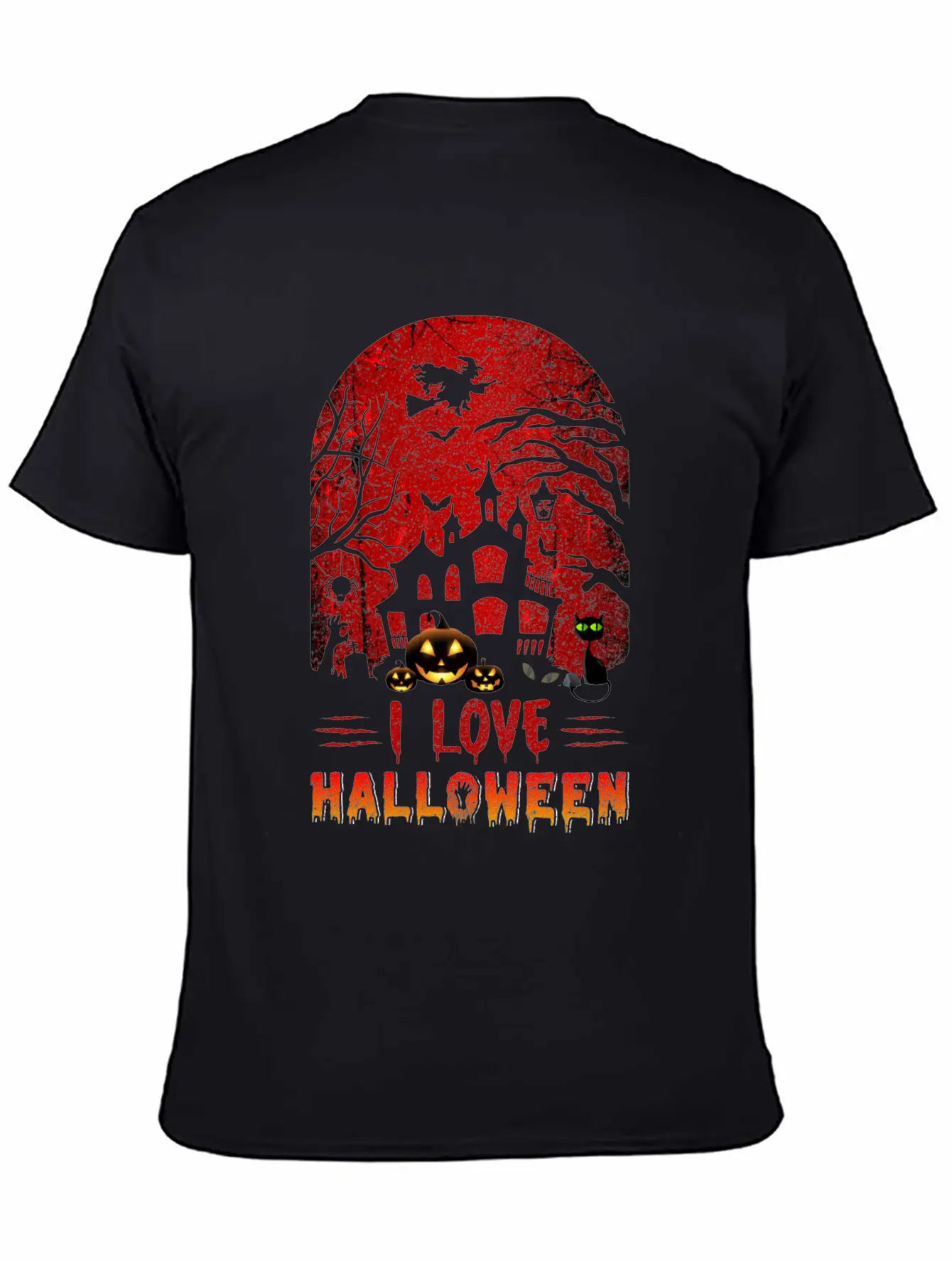 I Love Halloween Nightmare Funny T Shirt Timeless Short Sleeve Tee – Comfy And Minimalist Design