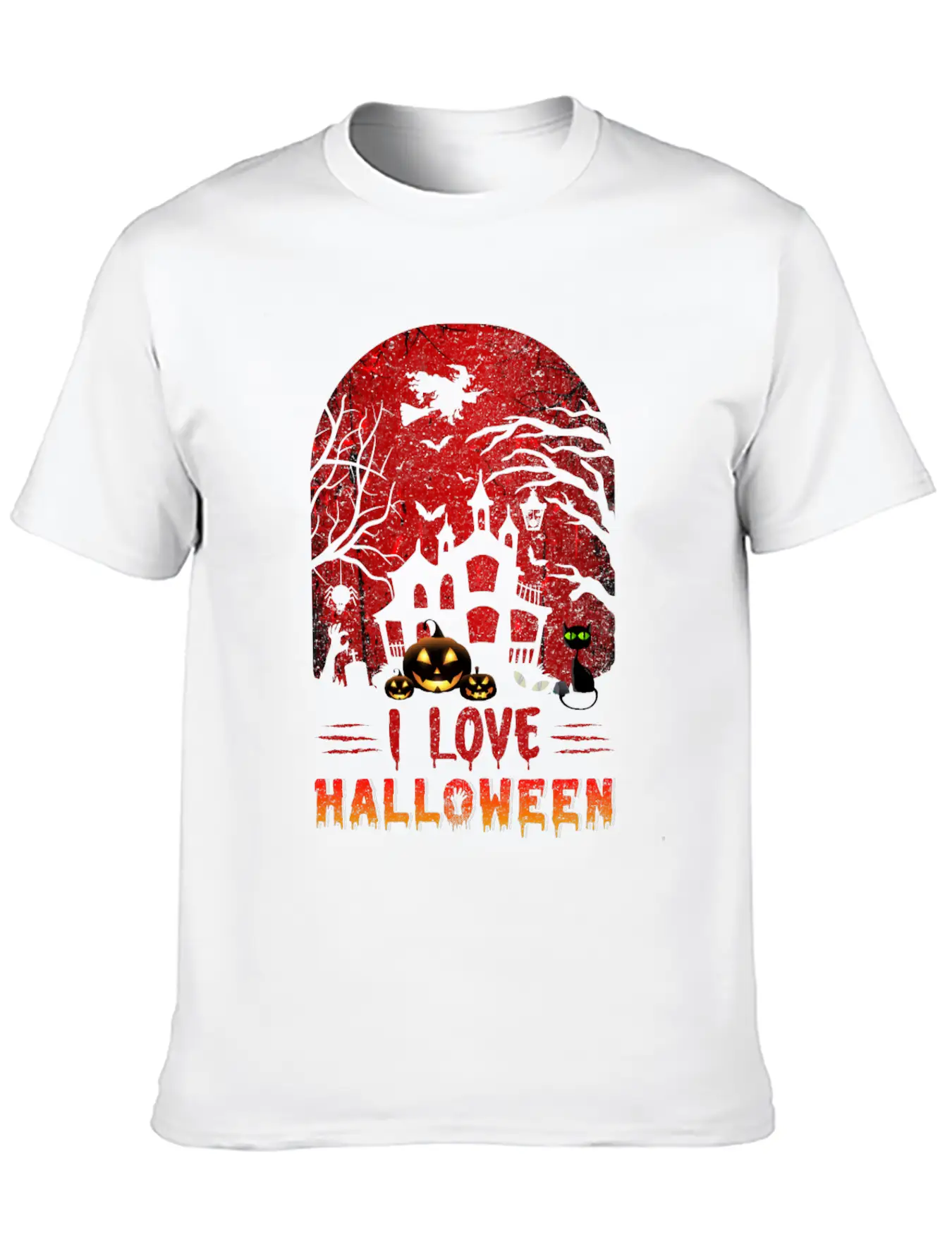I Love Halloween Nightmare Funny T Shirt Timeless Short Sleeve Tee – Comfy And Minimalist Design