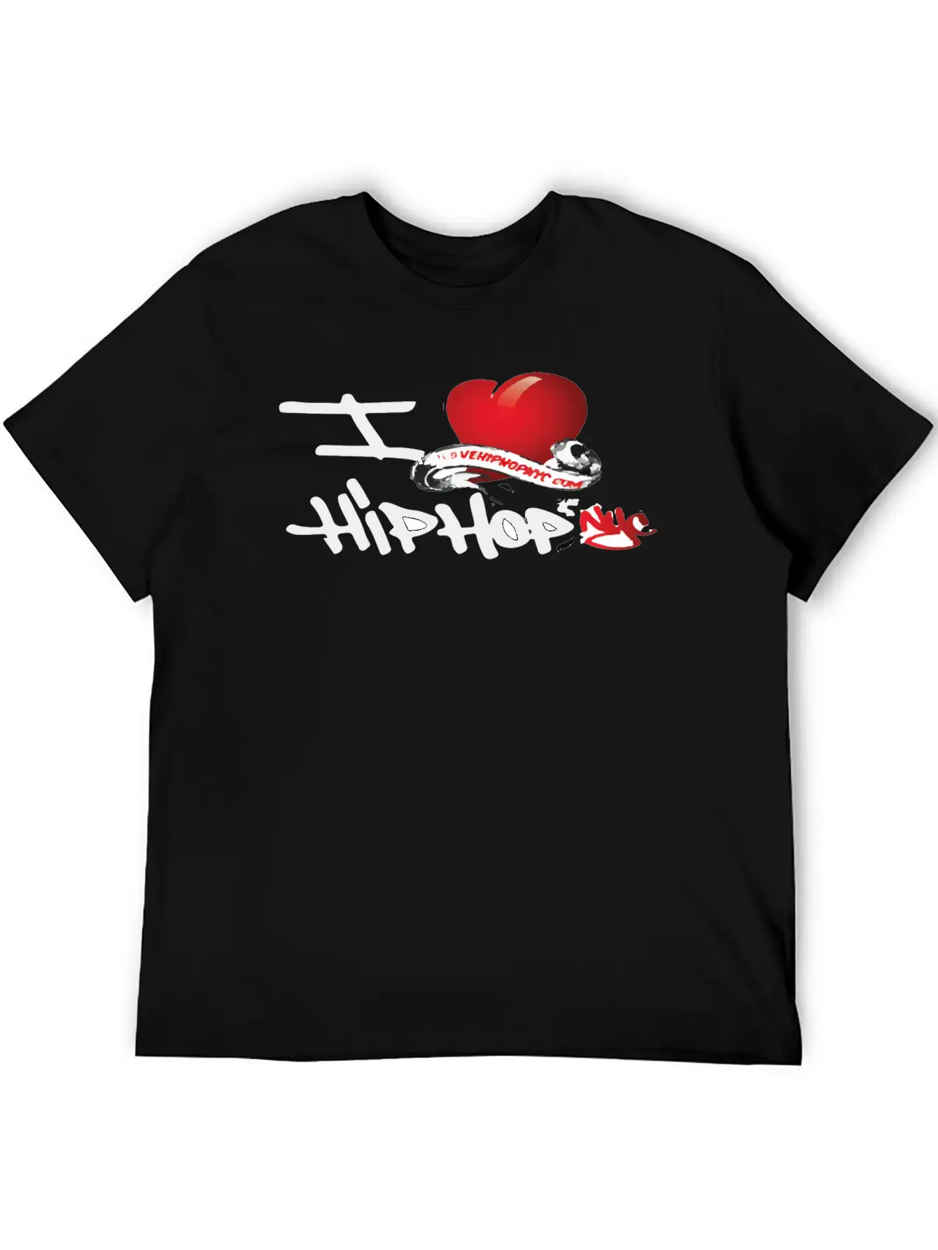 I Love Hip Hop Unisex Short Sleeve Soft Cotton T-Shirt – Casual Everyday Wear