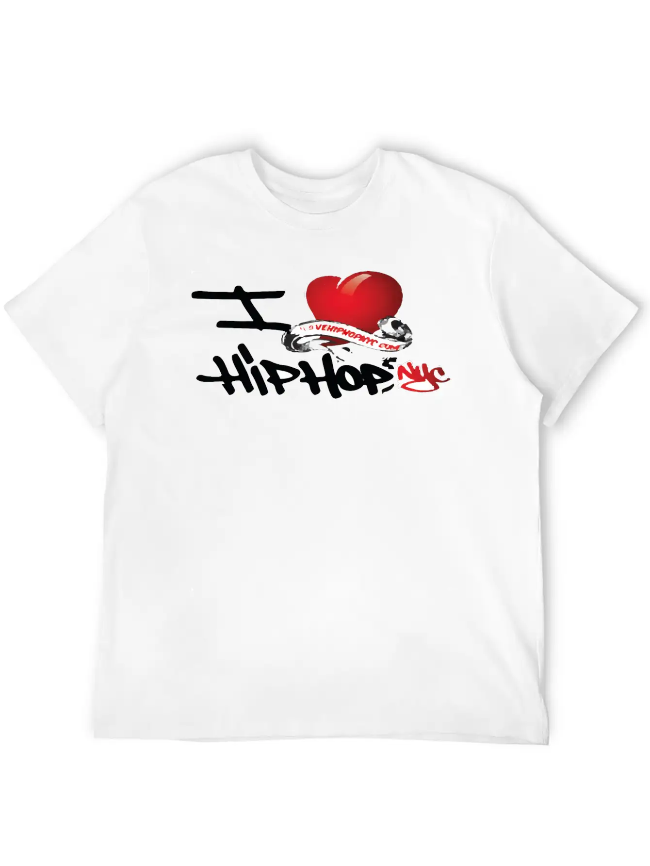I Love Hip Hop Unisex Short Sleeve Soft Cotton T-Shirt – Casual Everyday Wear