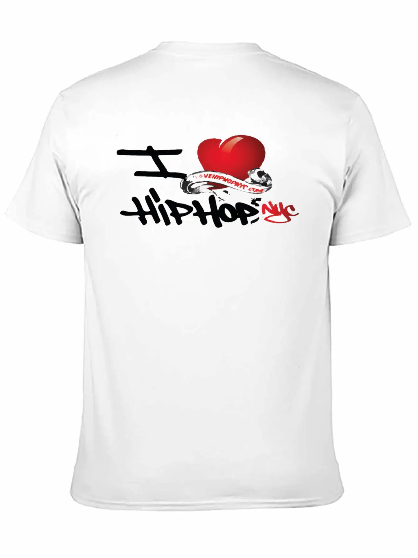 I Love Hip Hop Unisex Short Sleeve Soft Cotton T-Shirt – Casual Everyday Wear