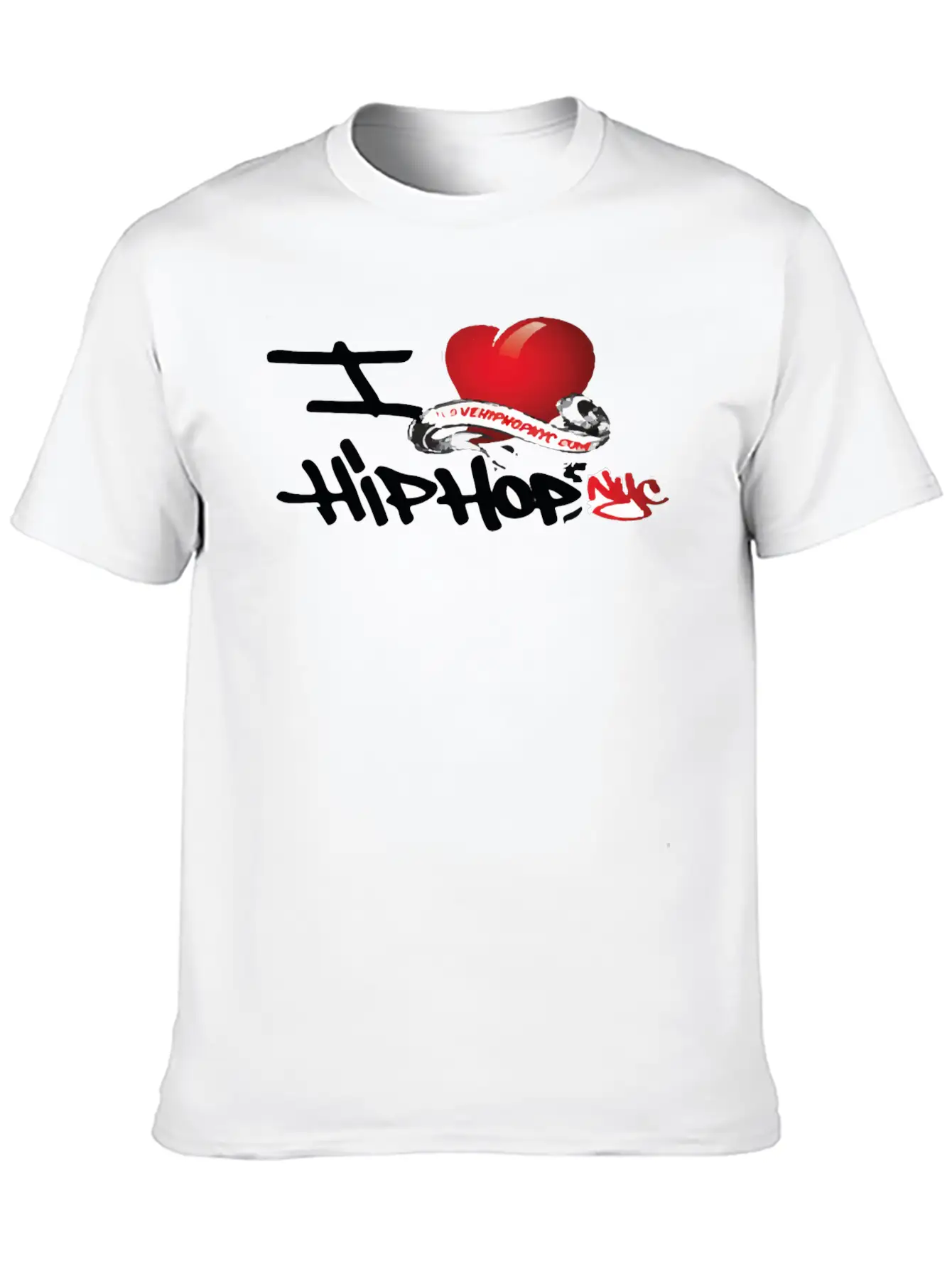 I Love Hip Hop Unisex Short Sleeve Soft Cotton T-Shirt – Casual Everyday Wear