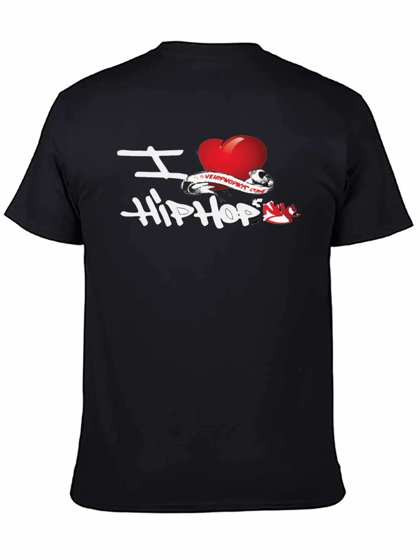 I Love Hip Hop Unisex Short Sleeve Soft Cotton T-Shirt – Casual Everyday Wear