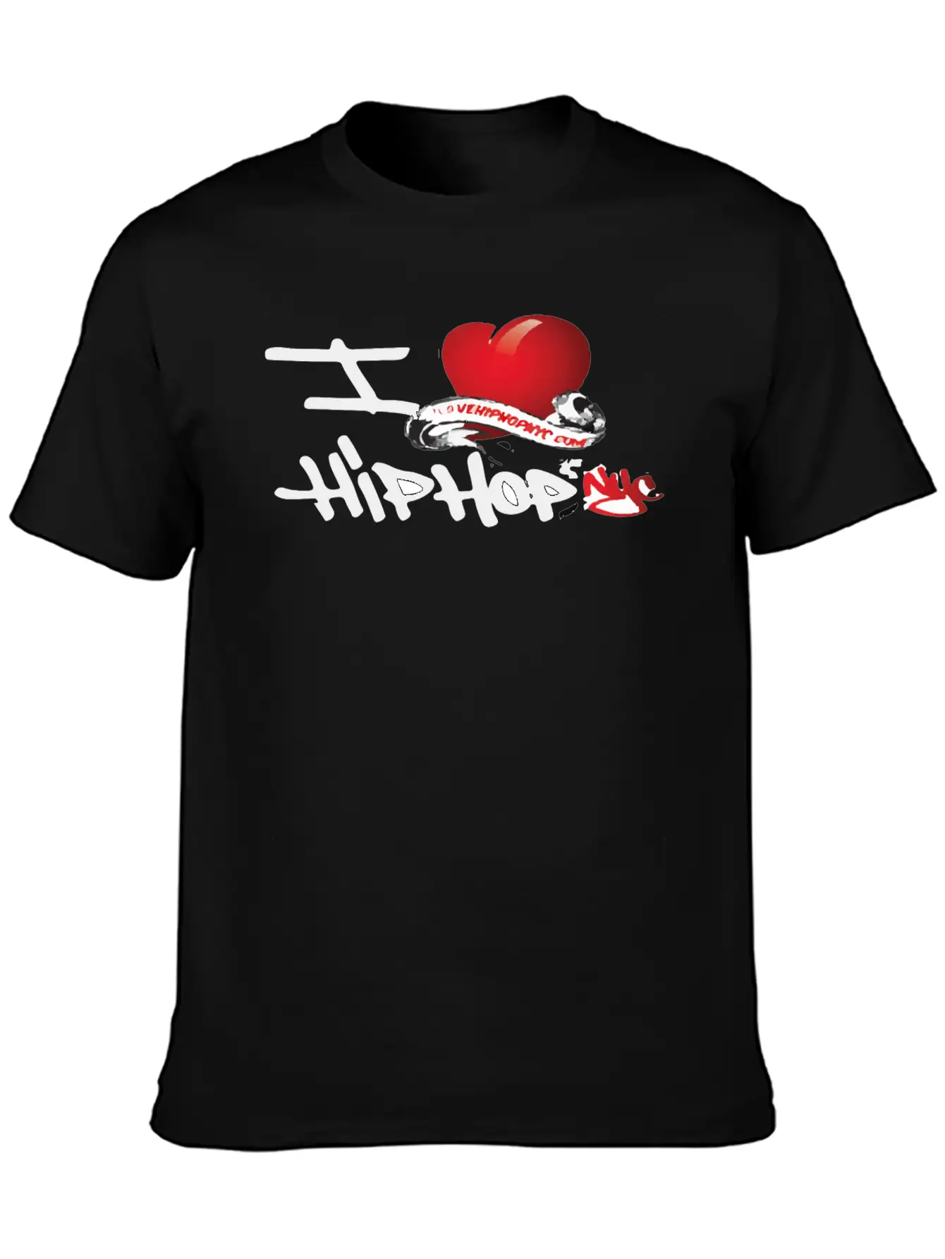 I Love Hip Hop Unisex Short Sleeve Soft Cotton T-Shirt – Casual Everyday Wear