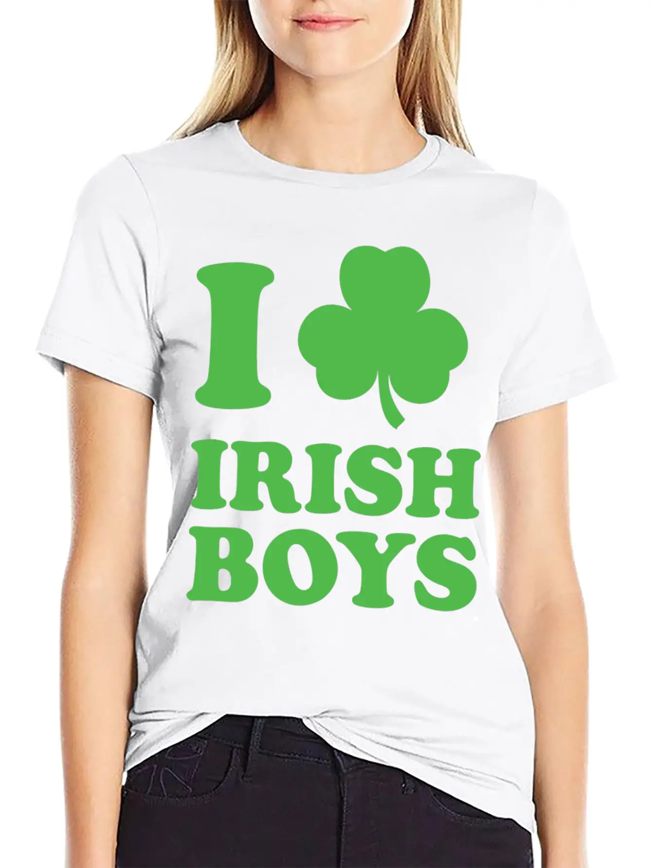 I Love Irish Boys Stylish Everyday T-Shirt – Unisex Basic Cotton Tee