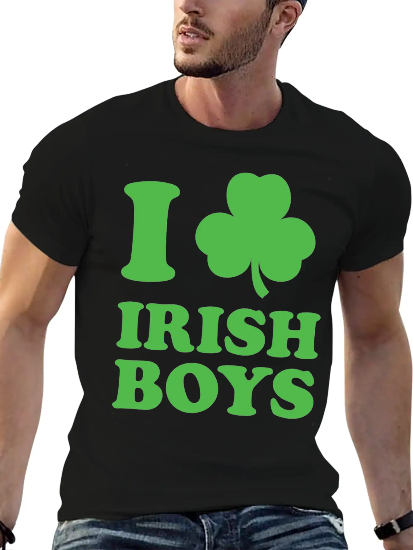 I Love Irish Boys Stylish Everyday T-Shirt – Unisex Basic Cotton Tee
