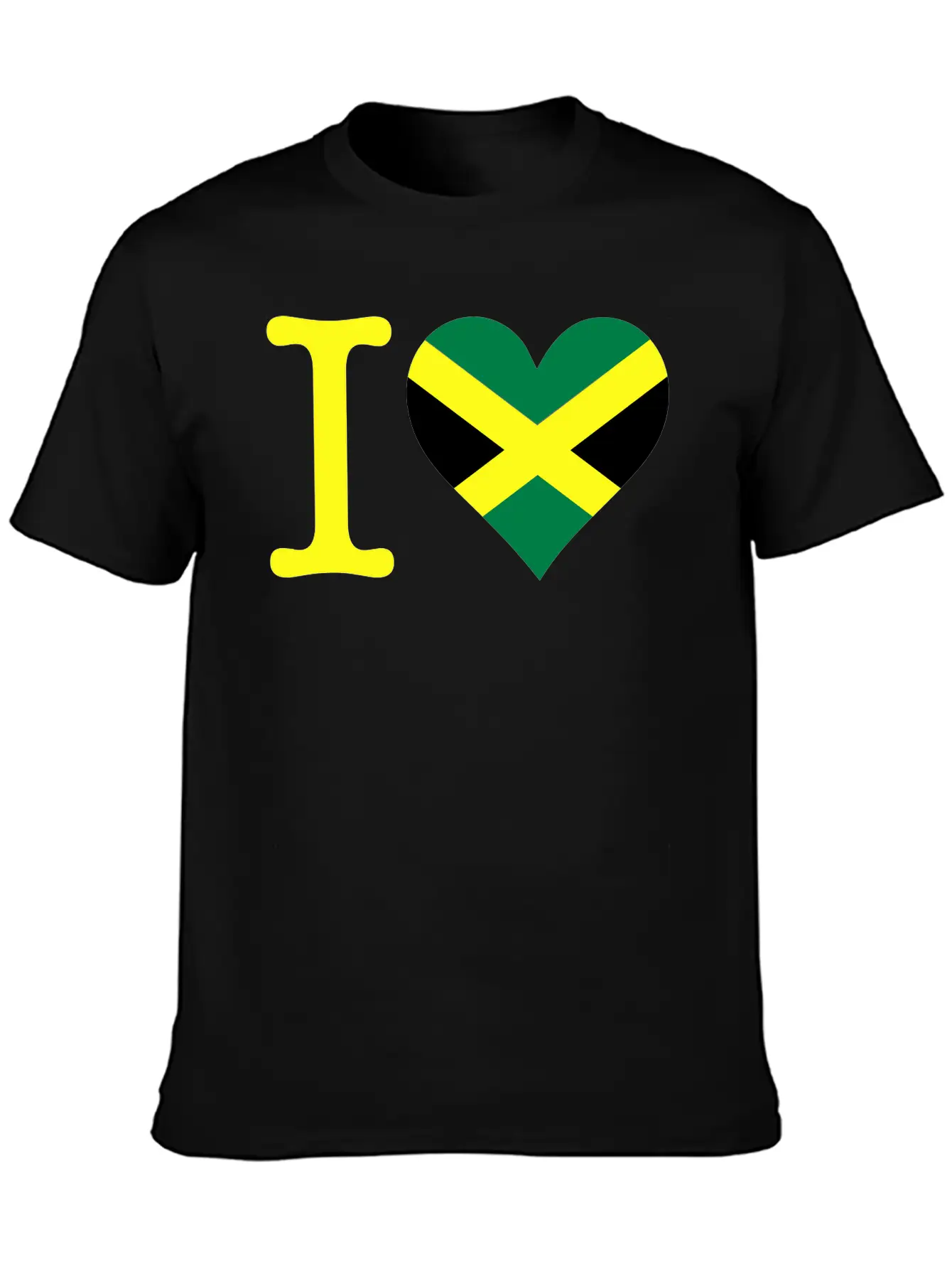I Love Jamaica Stylish Everyday T-Shirt – Unisex Basic Cotton Tee