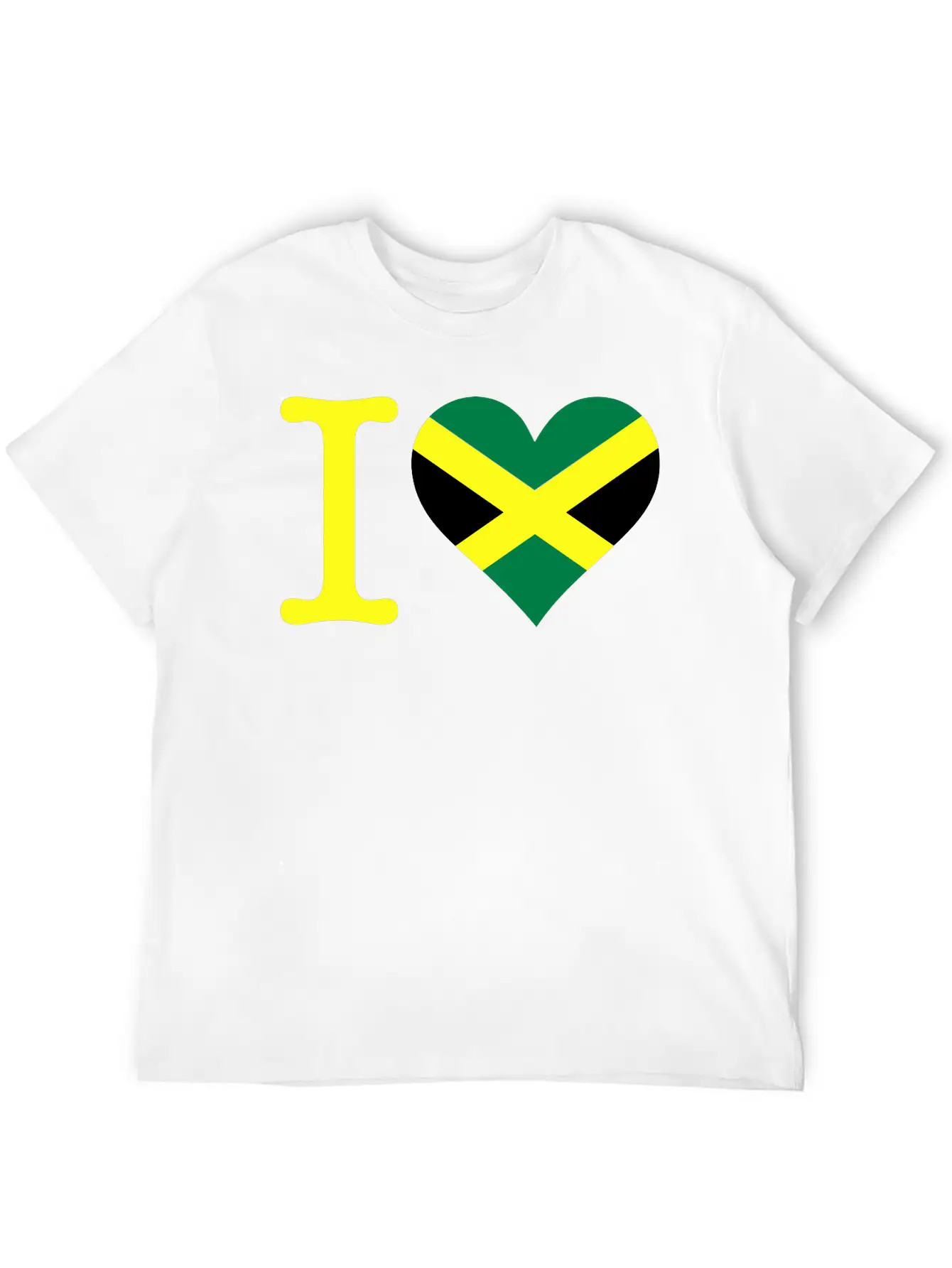I Love Jamaica Stylish Everyday T-Shirt – Unisex Basic Cotton Tee