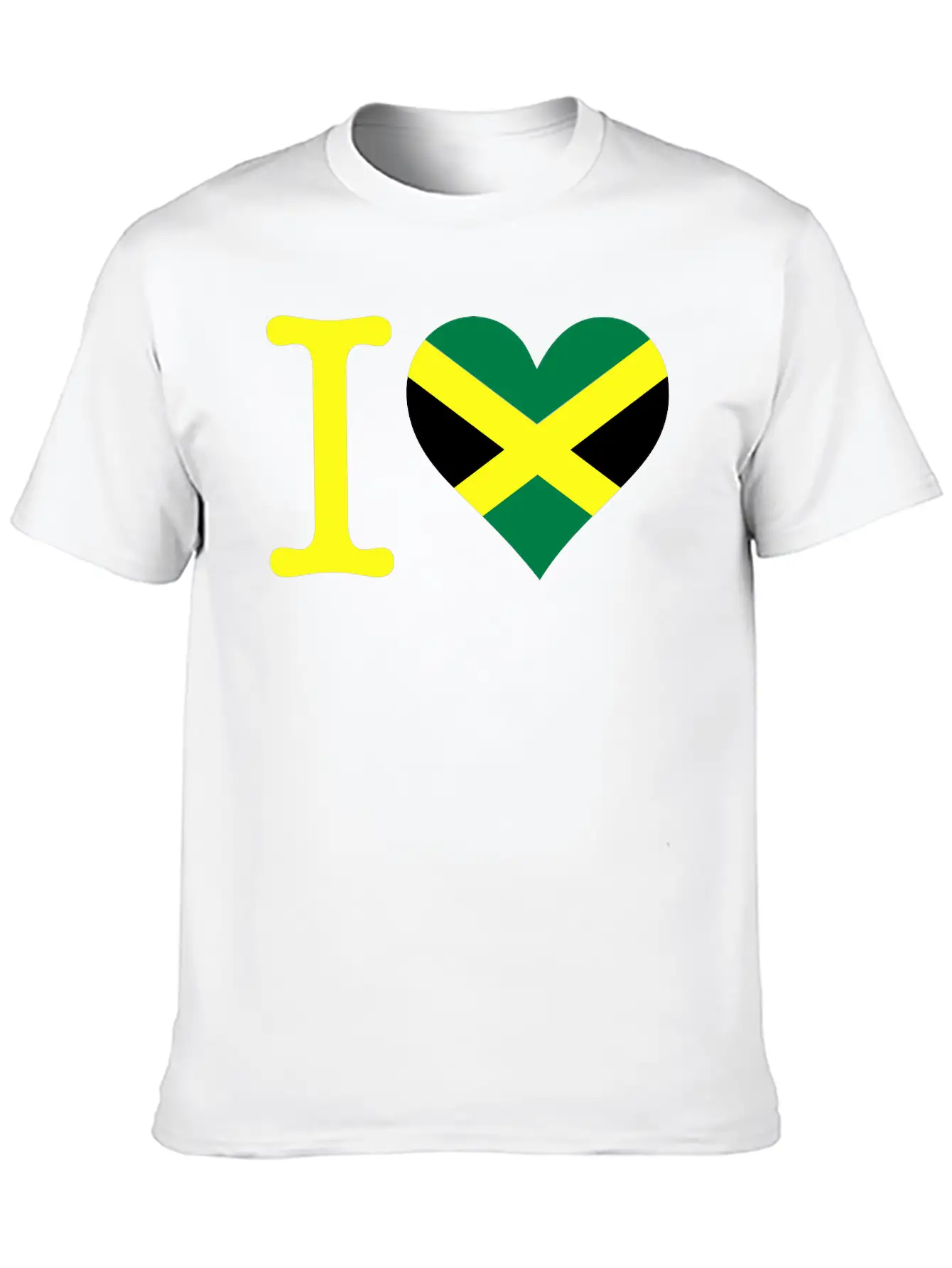 I Love Jamaica Stylish Everyday T-Shirt – Unisex Basic Cotton Tee