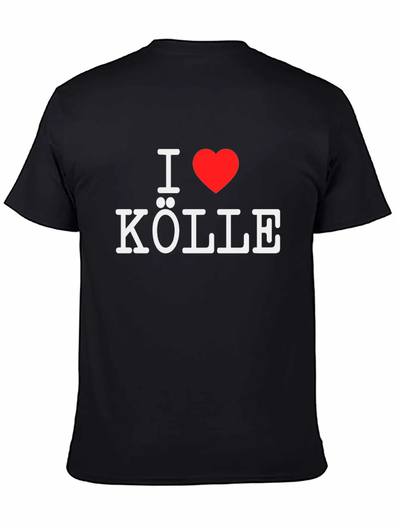 I Love Kölle Cologne Lover Heart Köln Fan Gift Unisex Short Sleeve Soft Cotton T-Shirt – Casual Everyday Wear