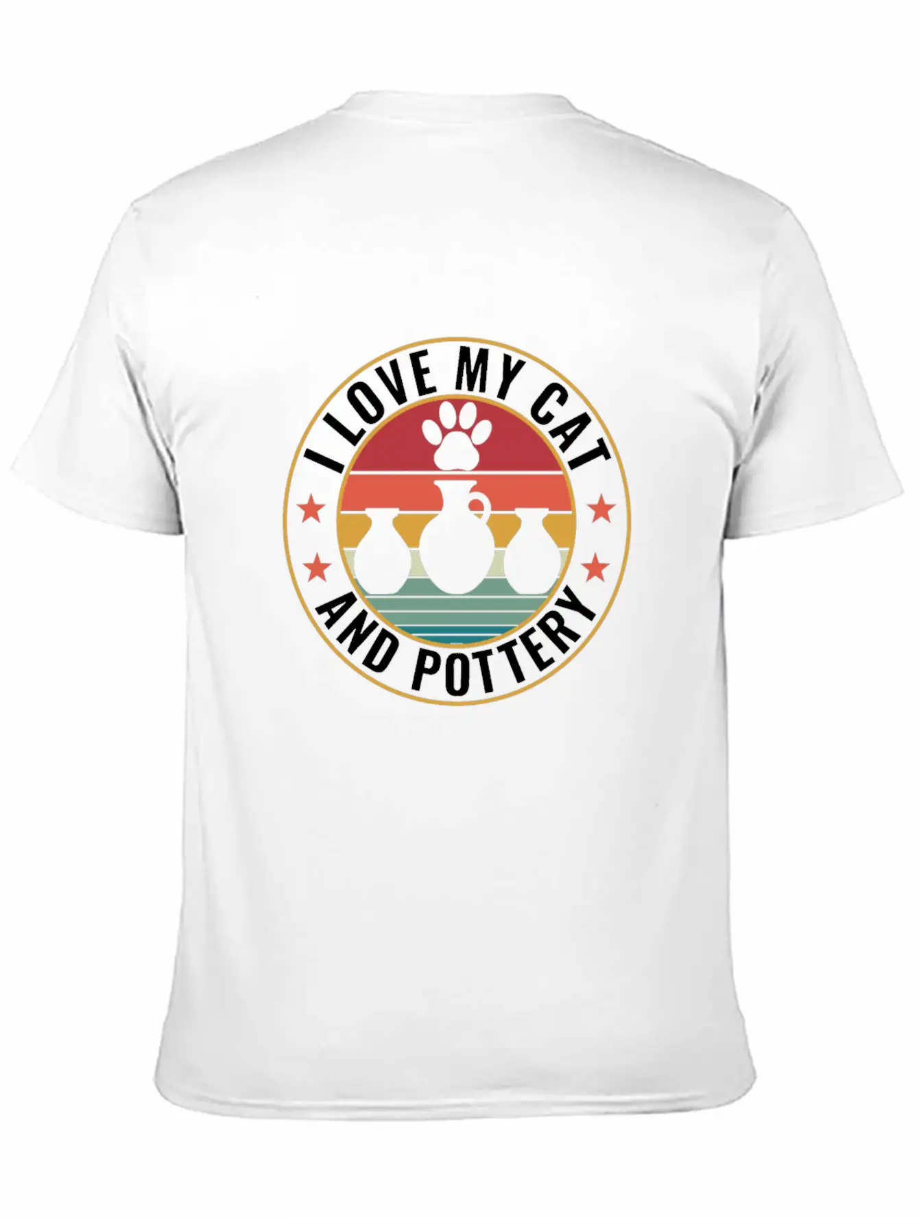I Love My Cat And Pottery Funny Clay Potter Comfortable Minimalist Graphic Tee – Summer Style Essential