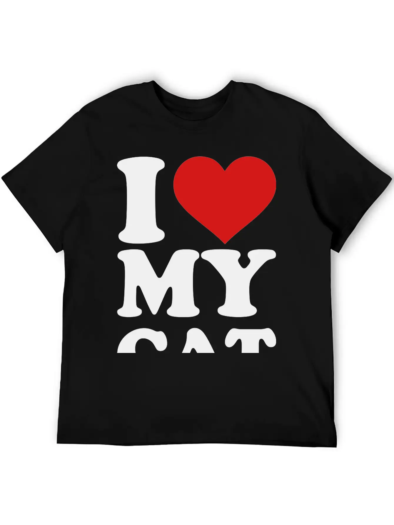 I Love My Cat Stylish Everyday T-Shirt – Unisex Basic Cotton Tee