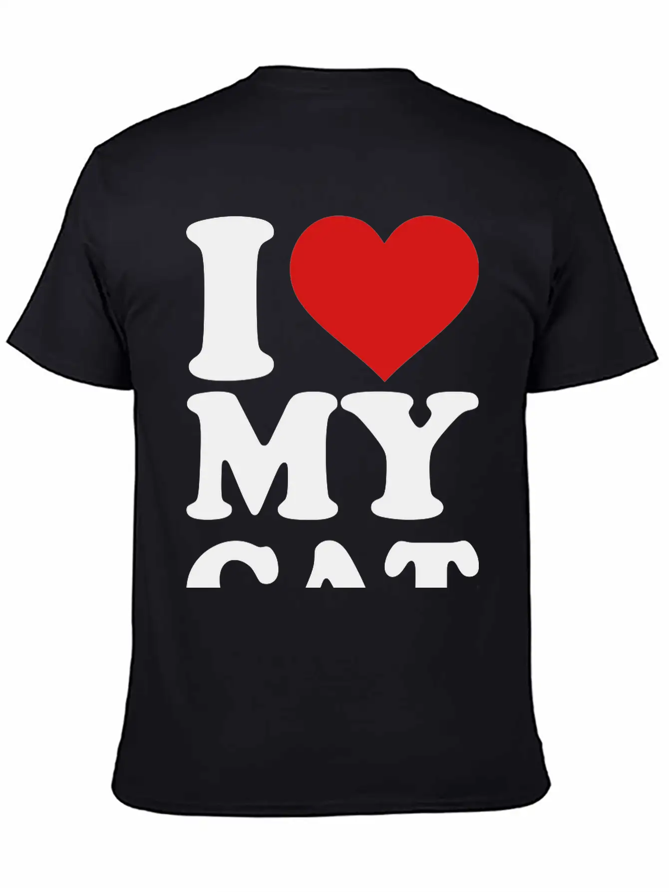 I Love My Cat Stylish Everyday T-Shirt – Unisex Basic Cotton Tee