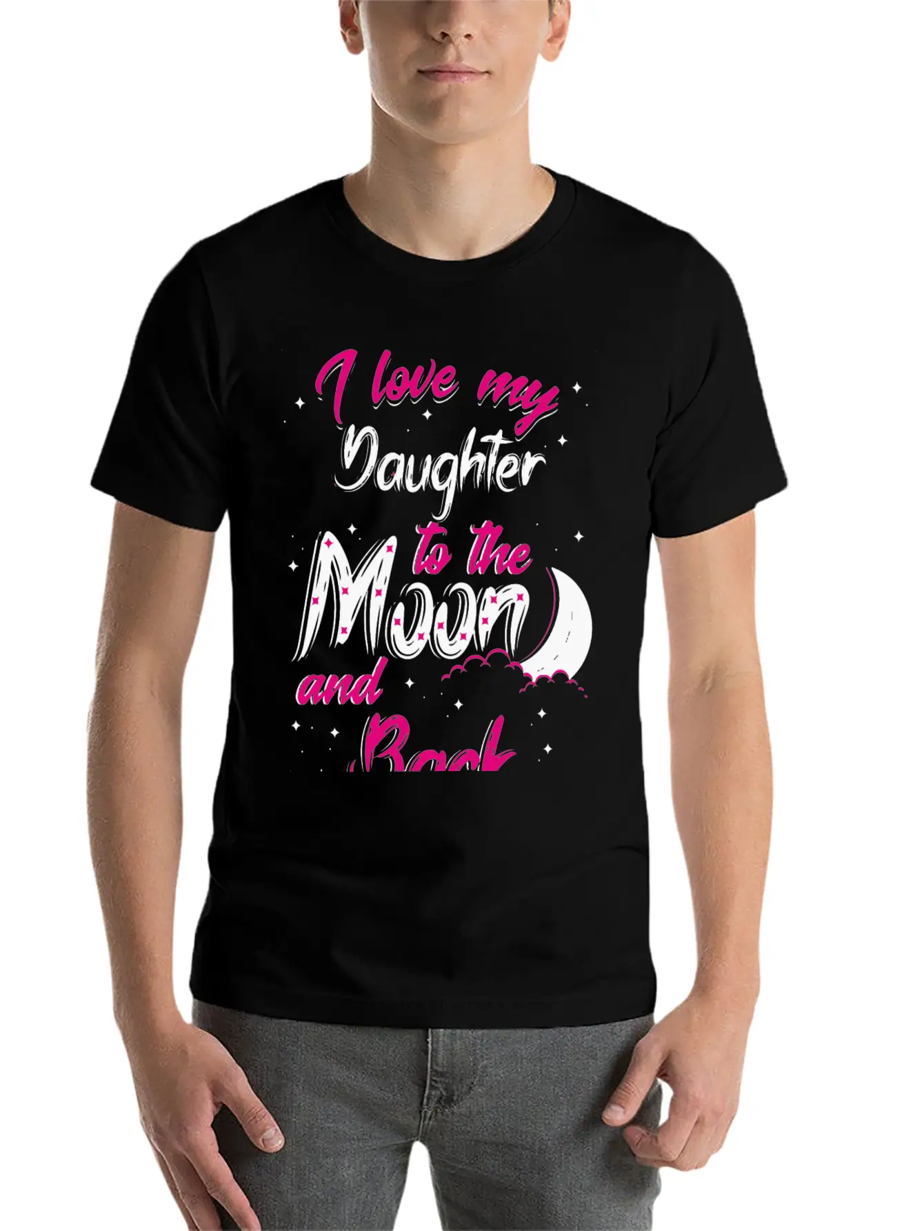 I Love My Daughter Relaxed Everyday Tee – Lightweight And Durable Cotton