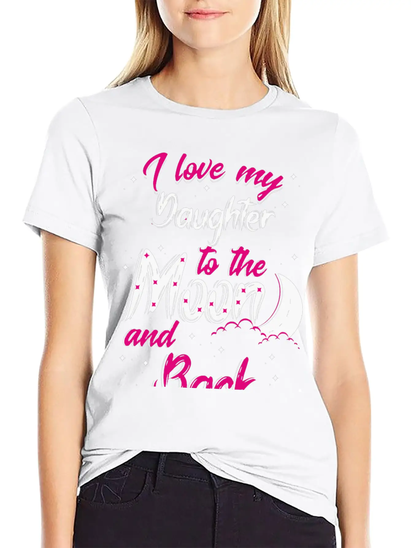 I Love My Daughter Relaxed Everyday Tee – Lightweight And Durable Cotton