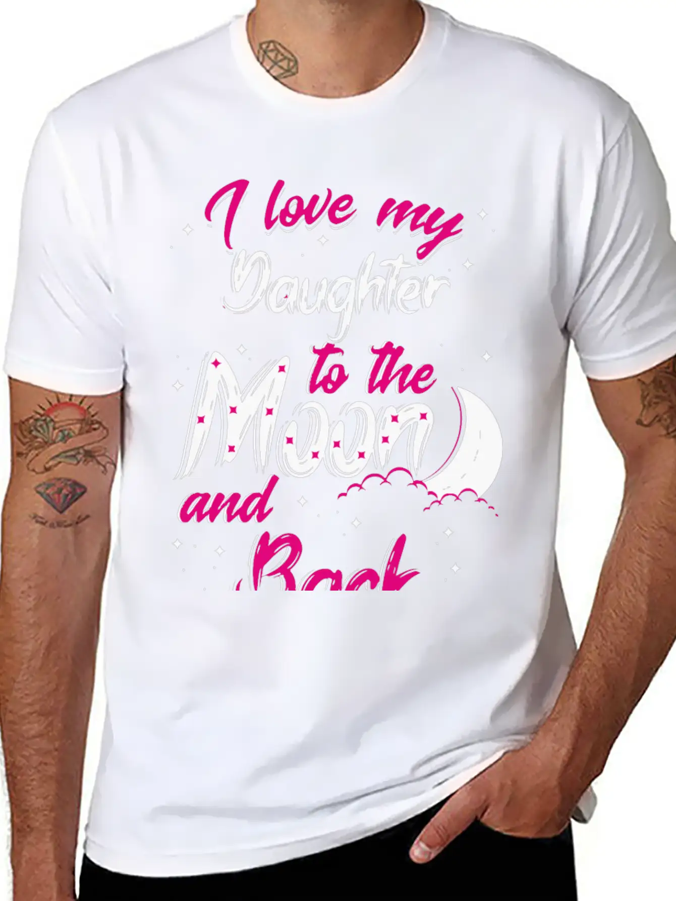 I Love My Daughter Relaxed Everyday Tee – Lightweight And Durable Cotton