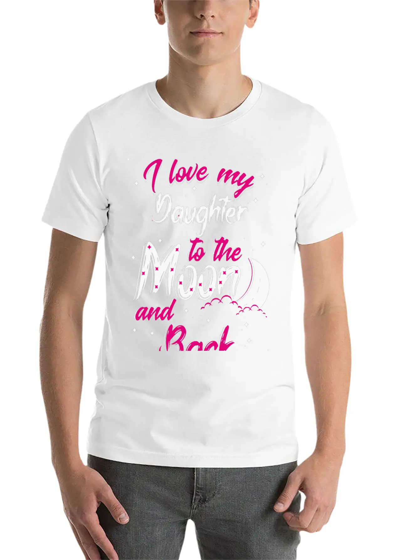 I Love My Daughter Relaxed Everyday Tee – Lightweight And Durable Cotton