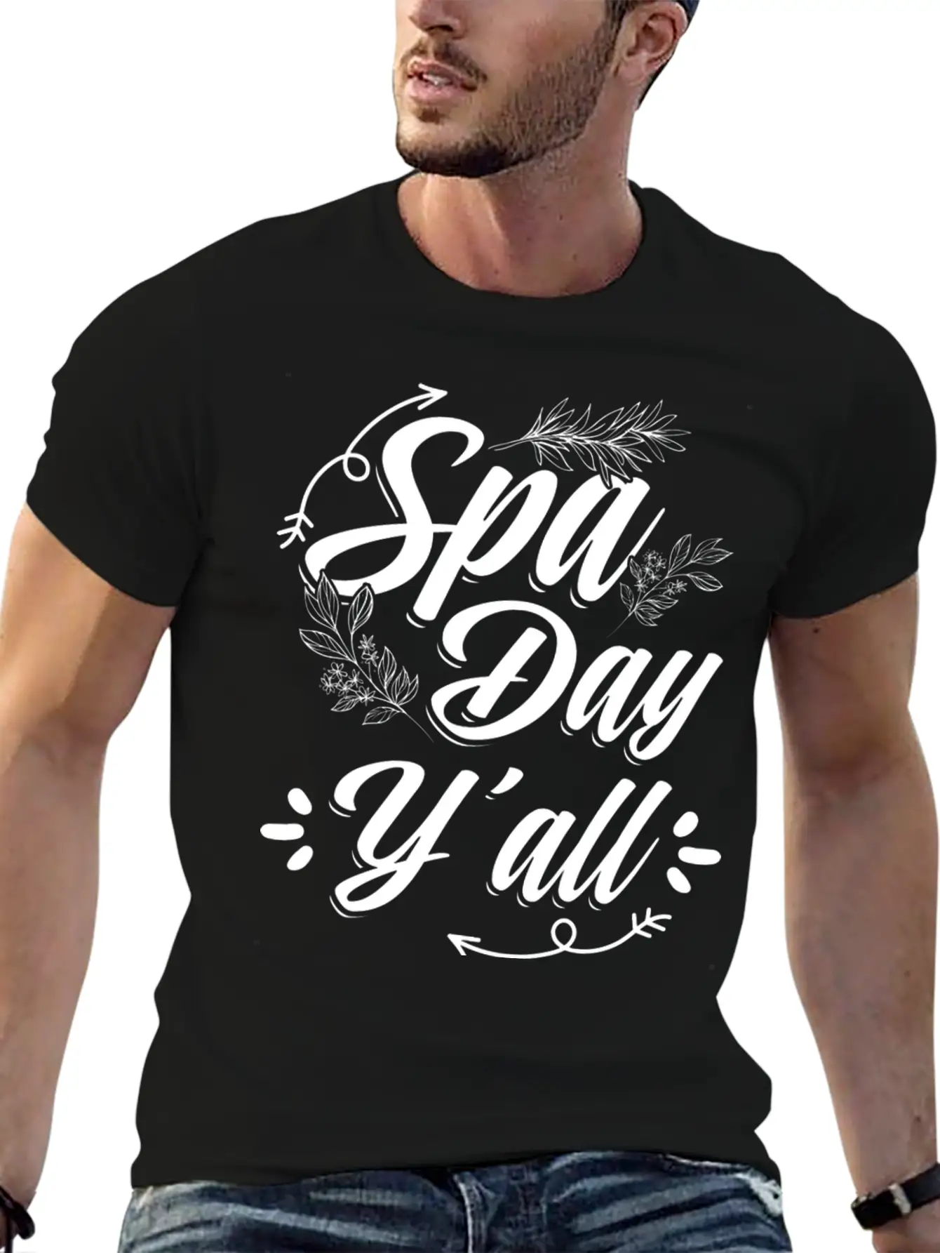 I Love My Husband Funny Beauty Spa Lover Relaxing Stylish Everyday T-Shirt – Unisex Basic Cotton Tee