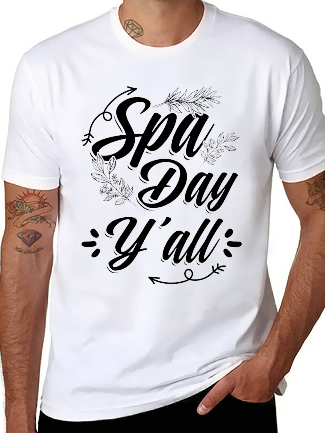 I Love My Husband Funny Beauty Spa Lover Relaxing Stylish Everyday T-Shirt – Unisex Basic Cotton Tee