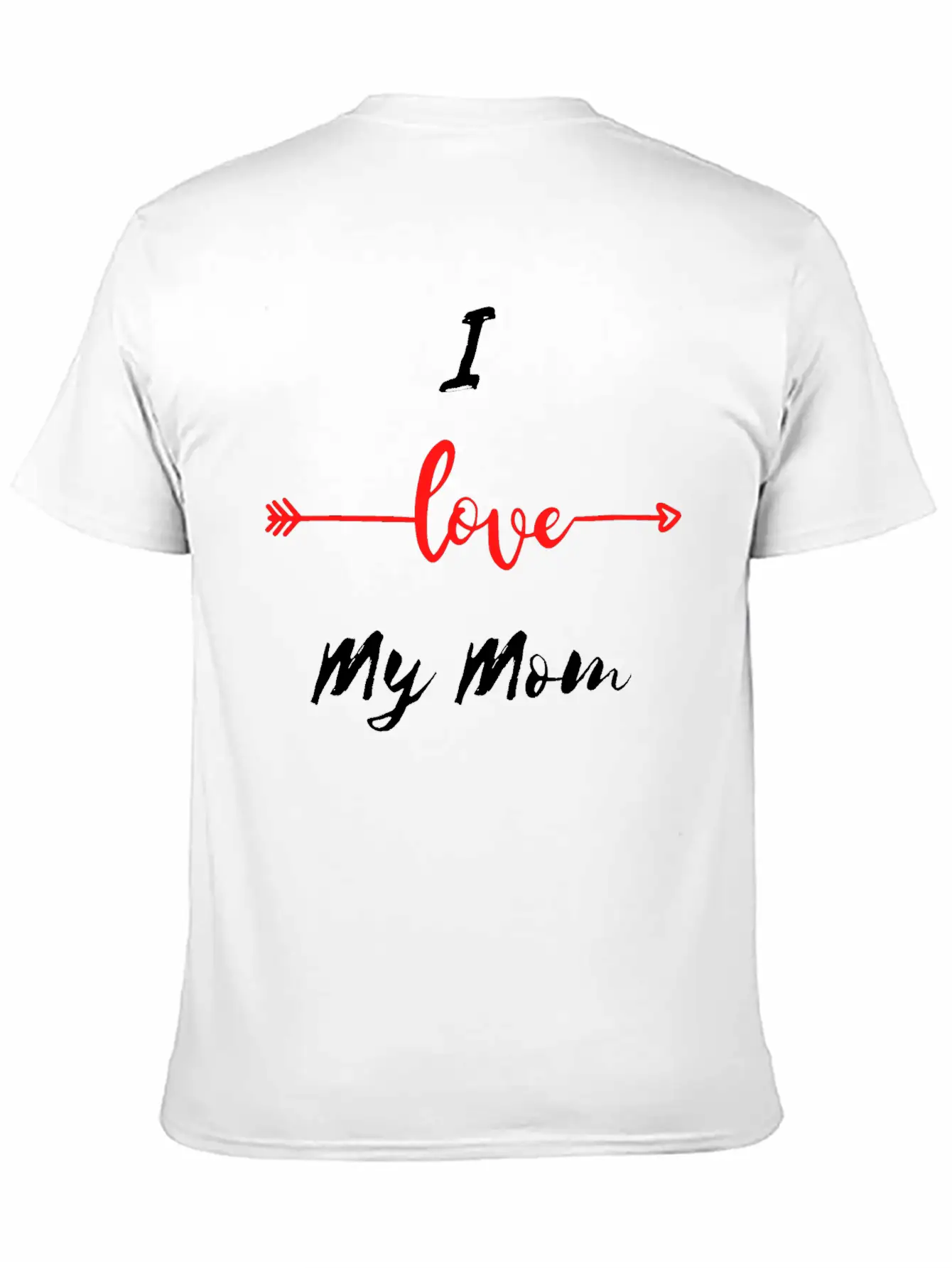 I Love My Mom Comfortable Minimalist Graphic Tee – Summer Style Essential